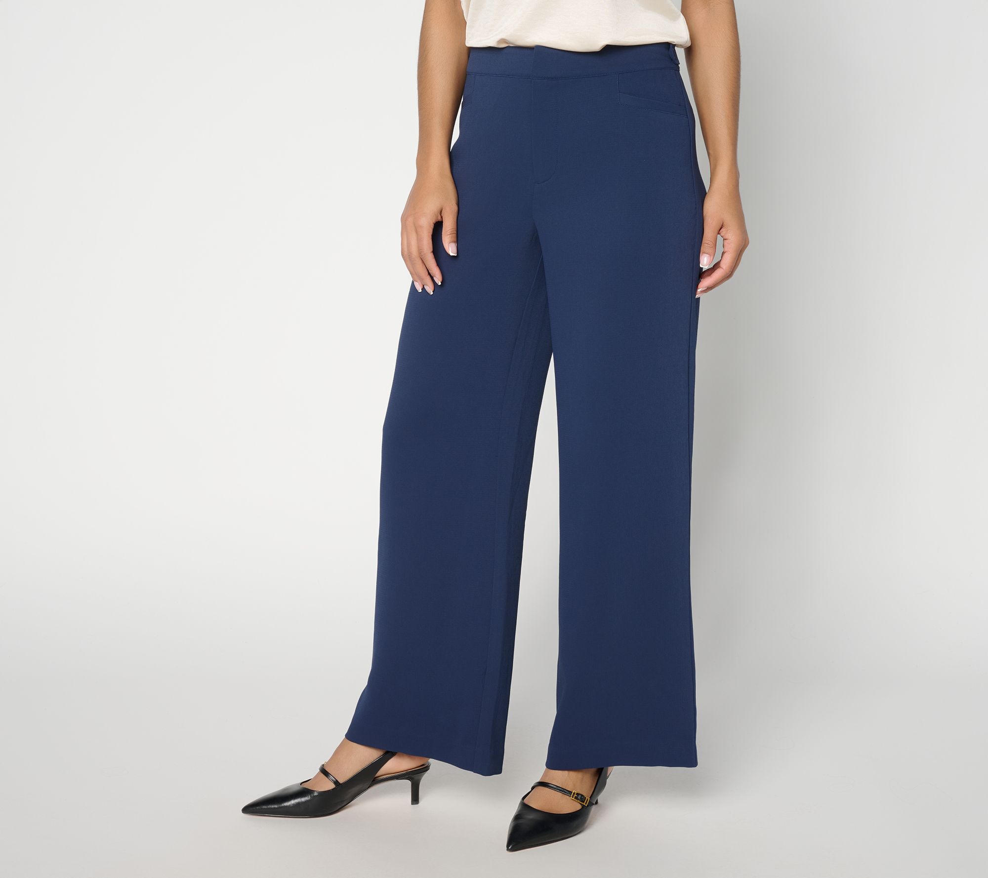 BEAUTIFUL by Lawrence Zarian Regular Pull-On Wide Leg Pant