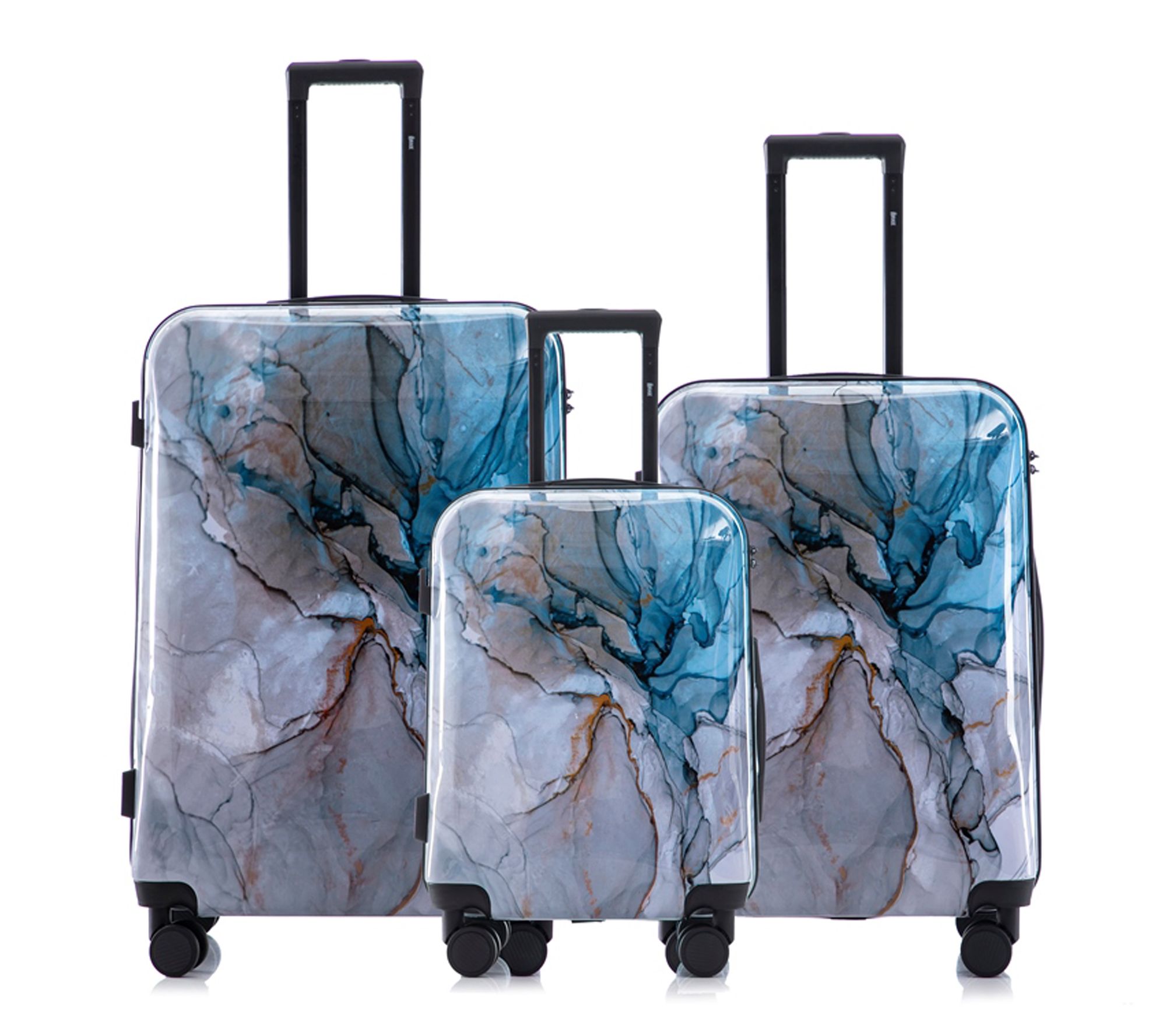 Mirage Luggage ABS Lightweight 3-Piece Spinner Set
