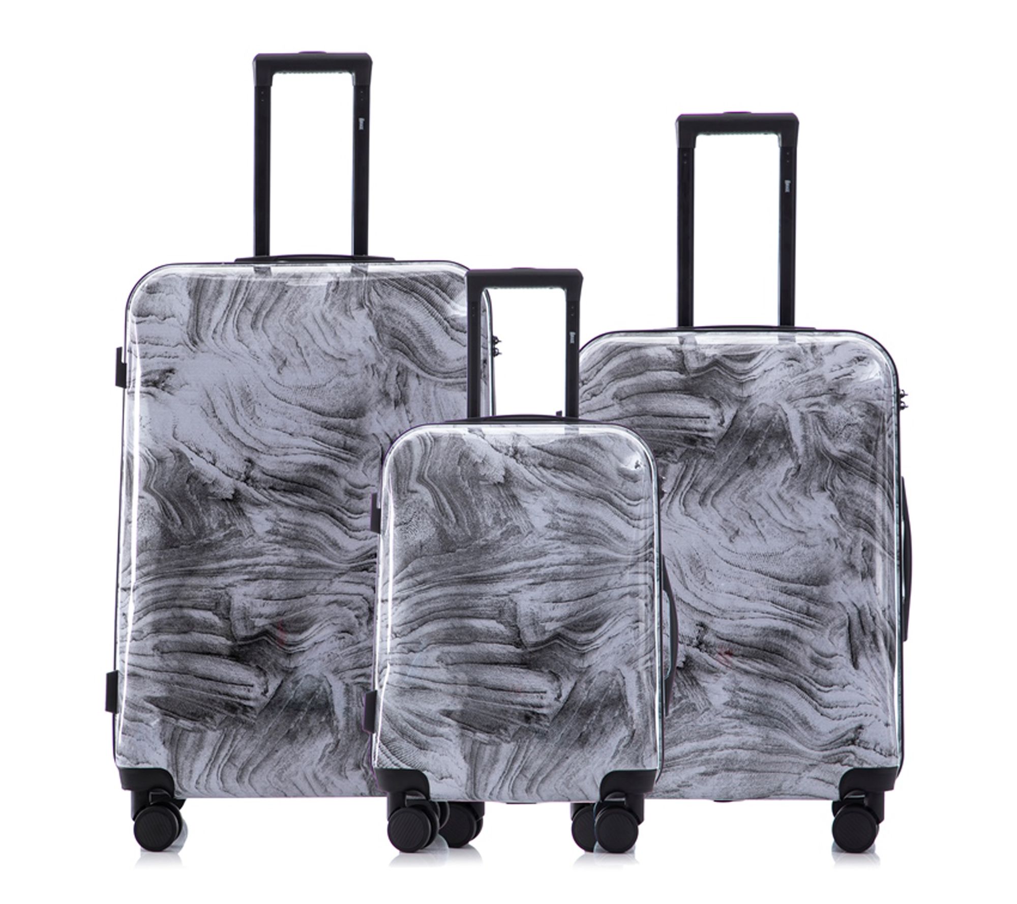 Mirage Luggage ABS Lightweight 3-Piece Spinner Set