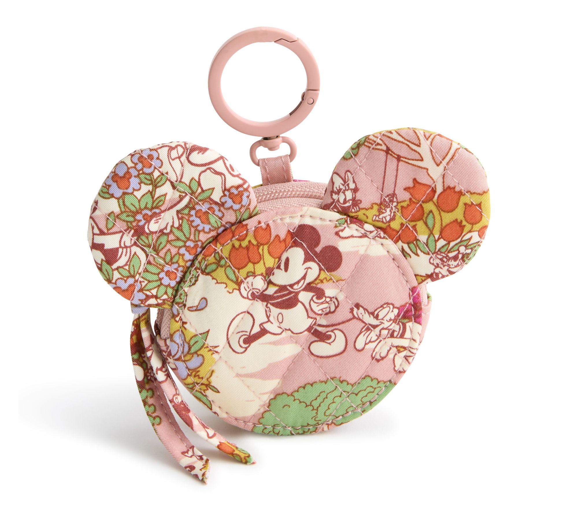 Vera Bradley Disney Mickey Mouse Ears Zip Bag Charm