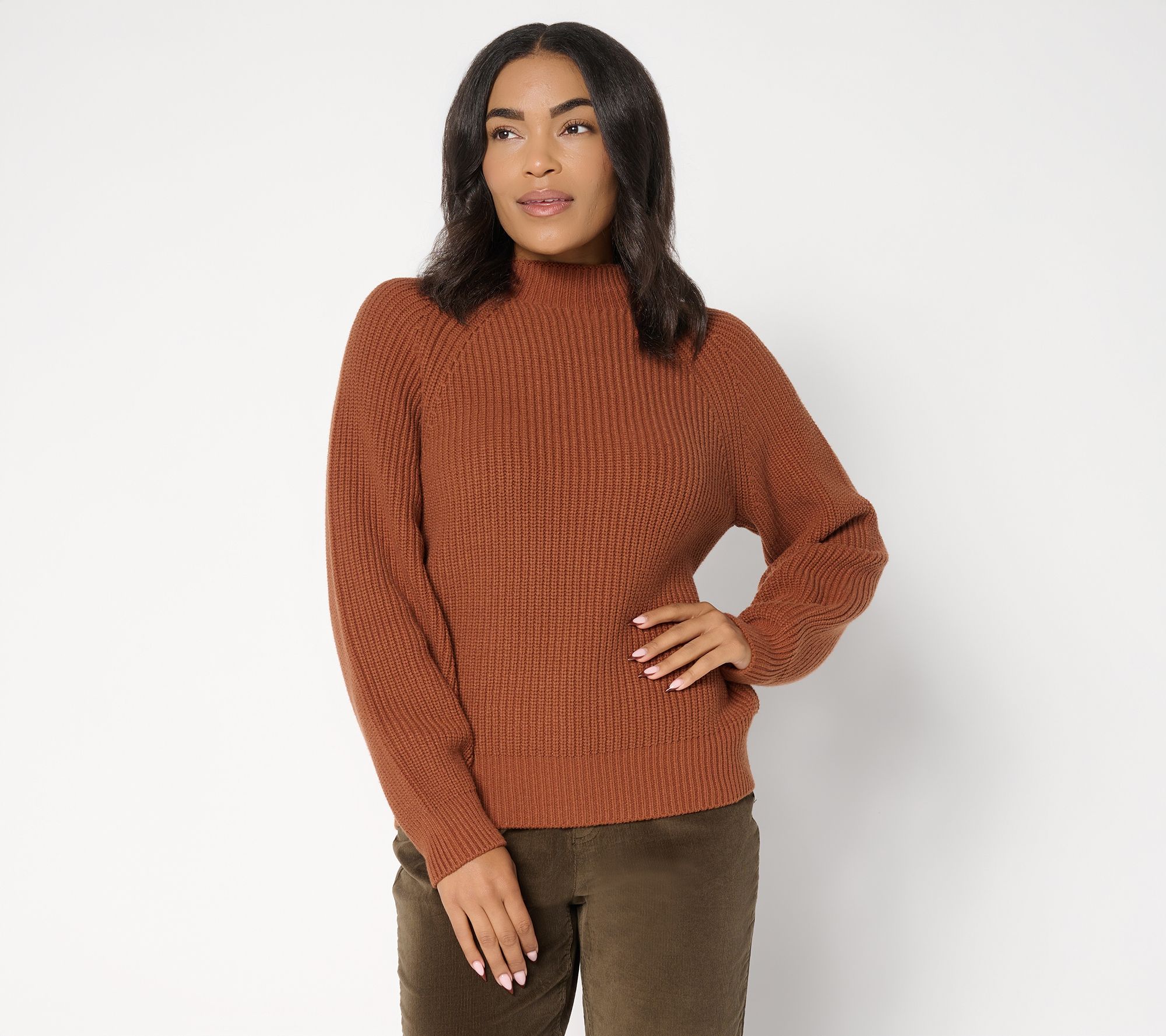 "As Is" Martha Stewart Signature Cotton Pullover Sweater
