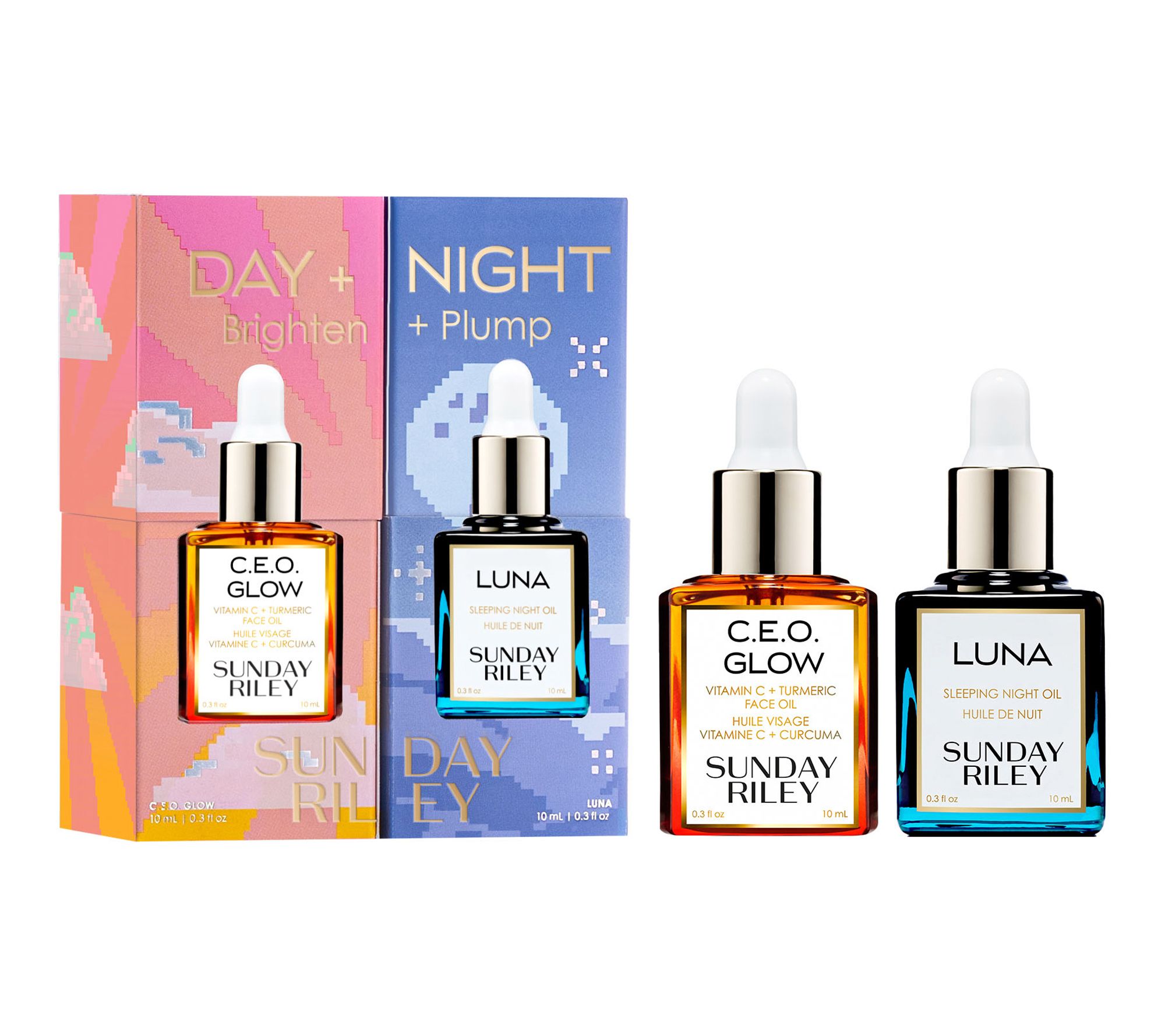 Sunday Riley Day and Night Brighten and Plump