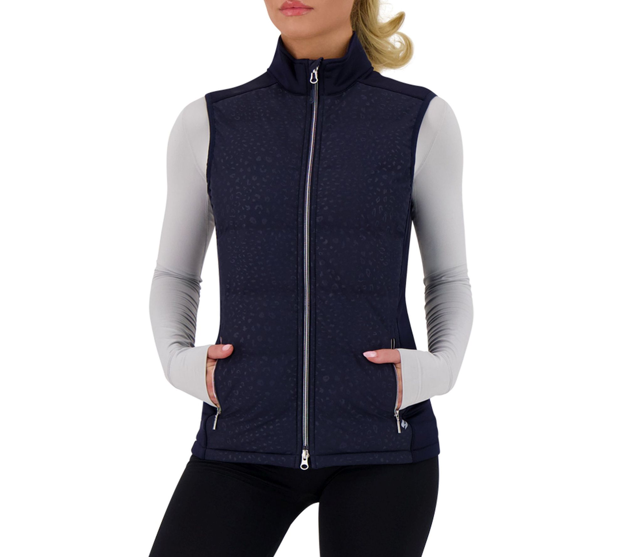  Heat Holders Halston Embossed Hybrid Vest