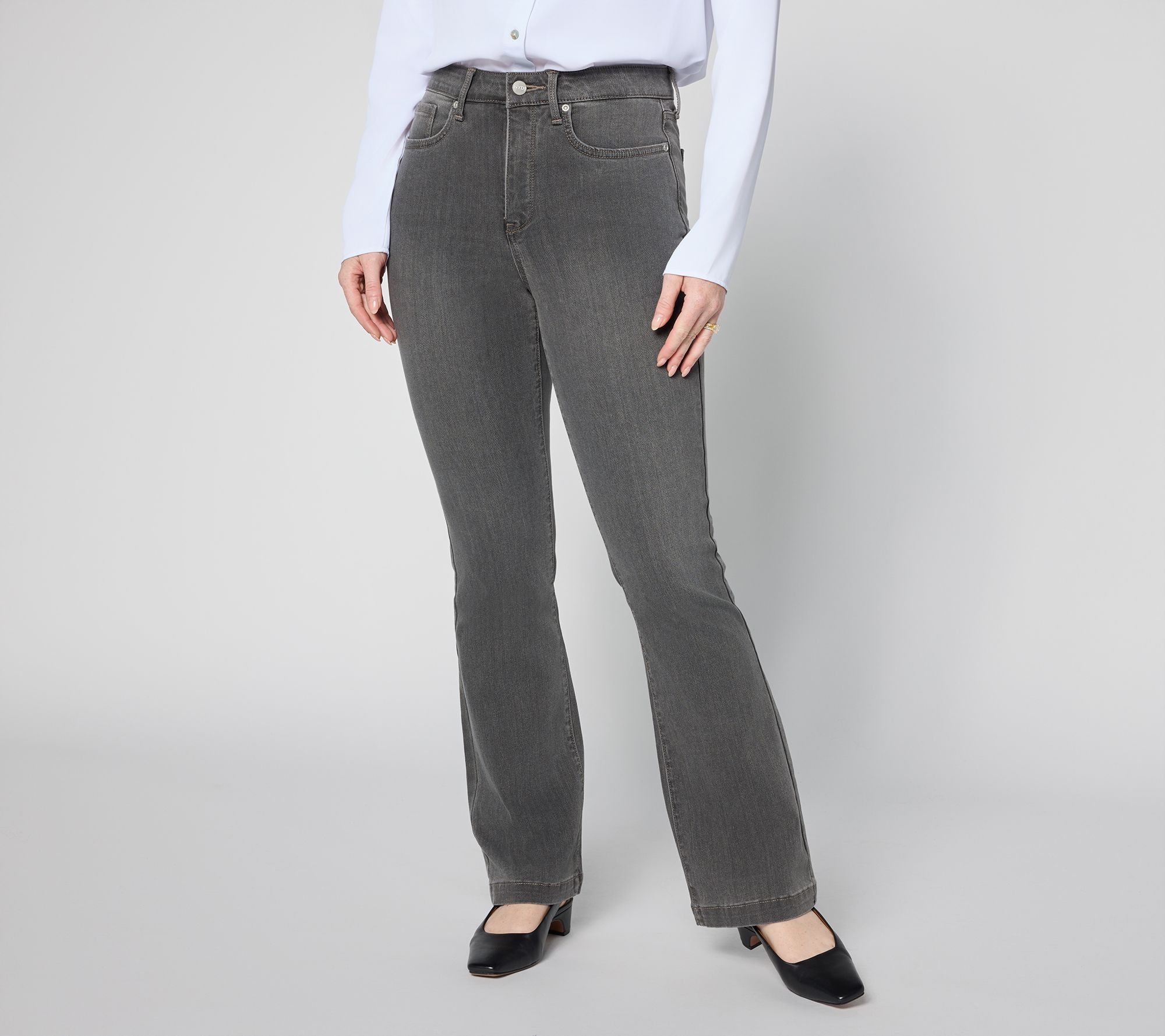 "As Is" NYDJ Sure Stretch High-Rise Barbara Bootcut Jeans - Regular