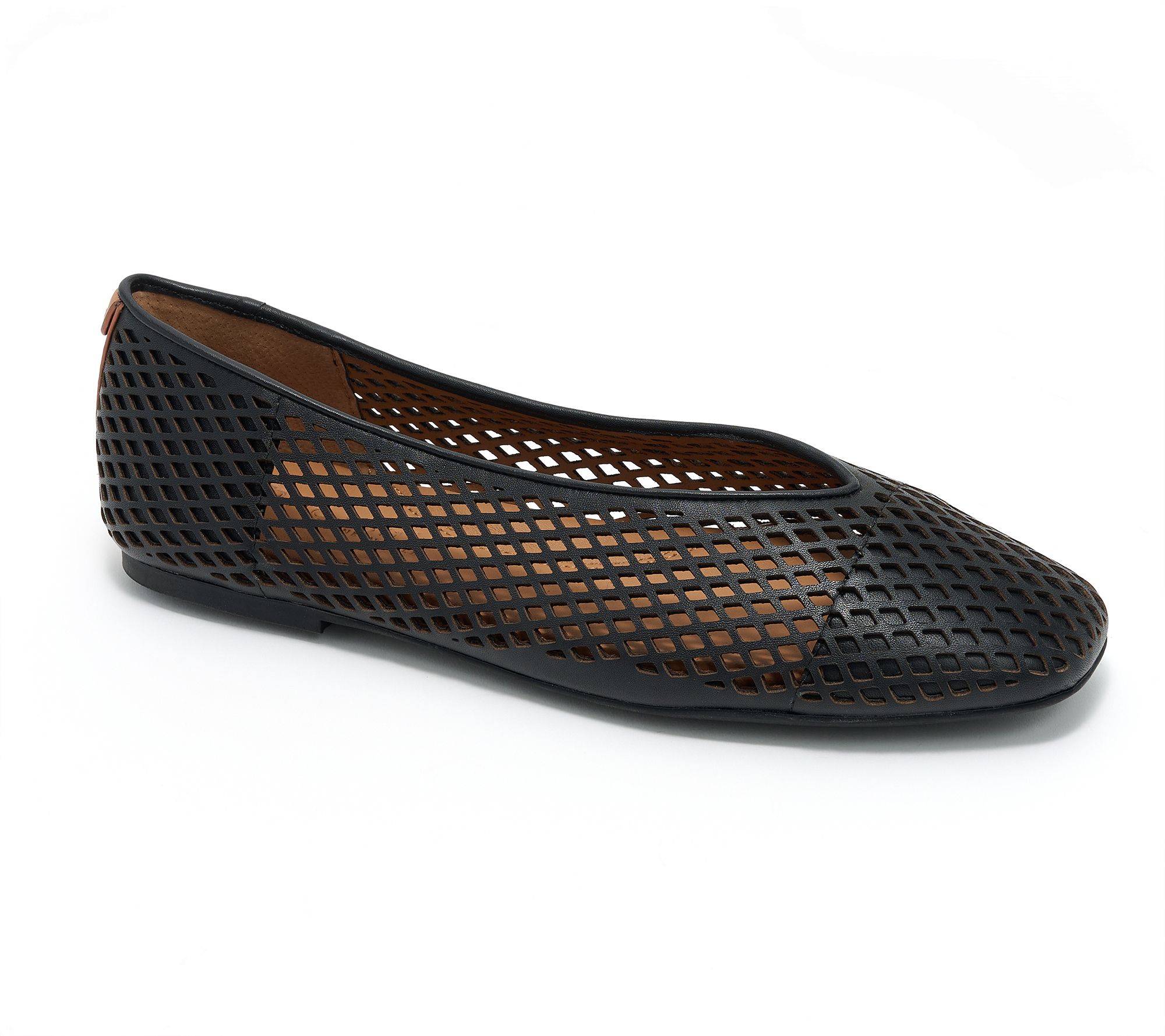 Gentle Souls by Kenneth Cole Leather Perforated Flats-Willow