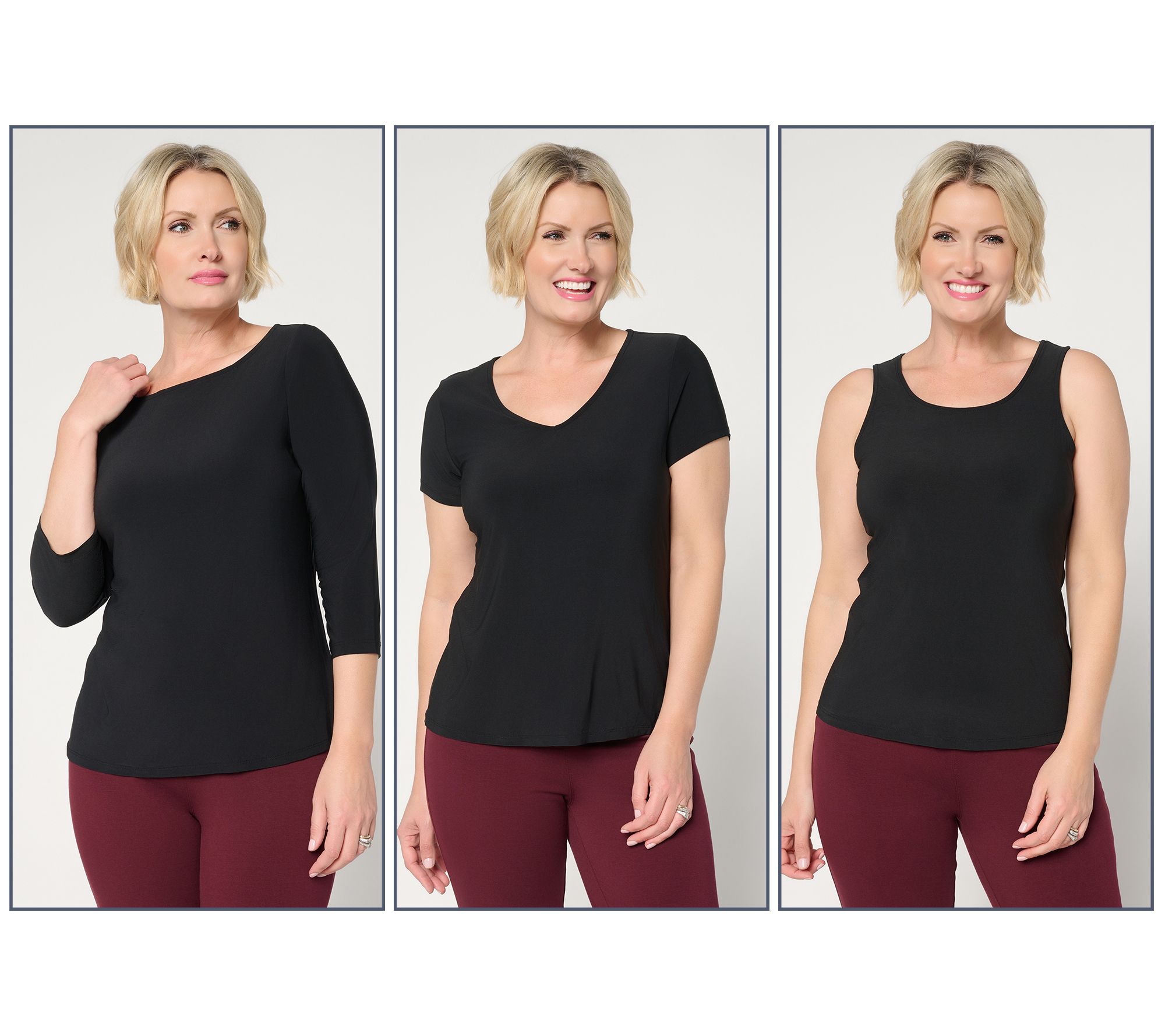 "As Is" Attitudes by Renee Trio of Knit Tops