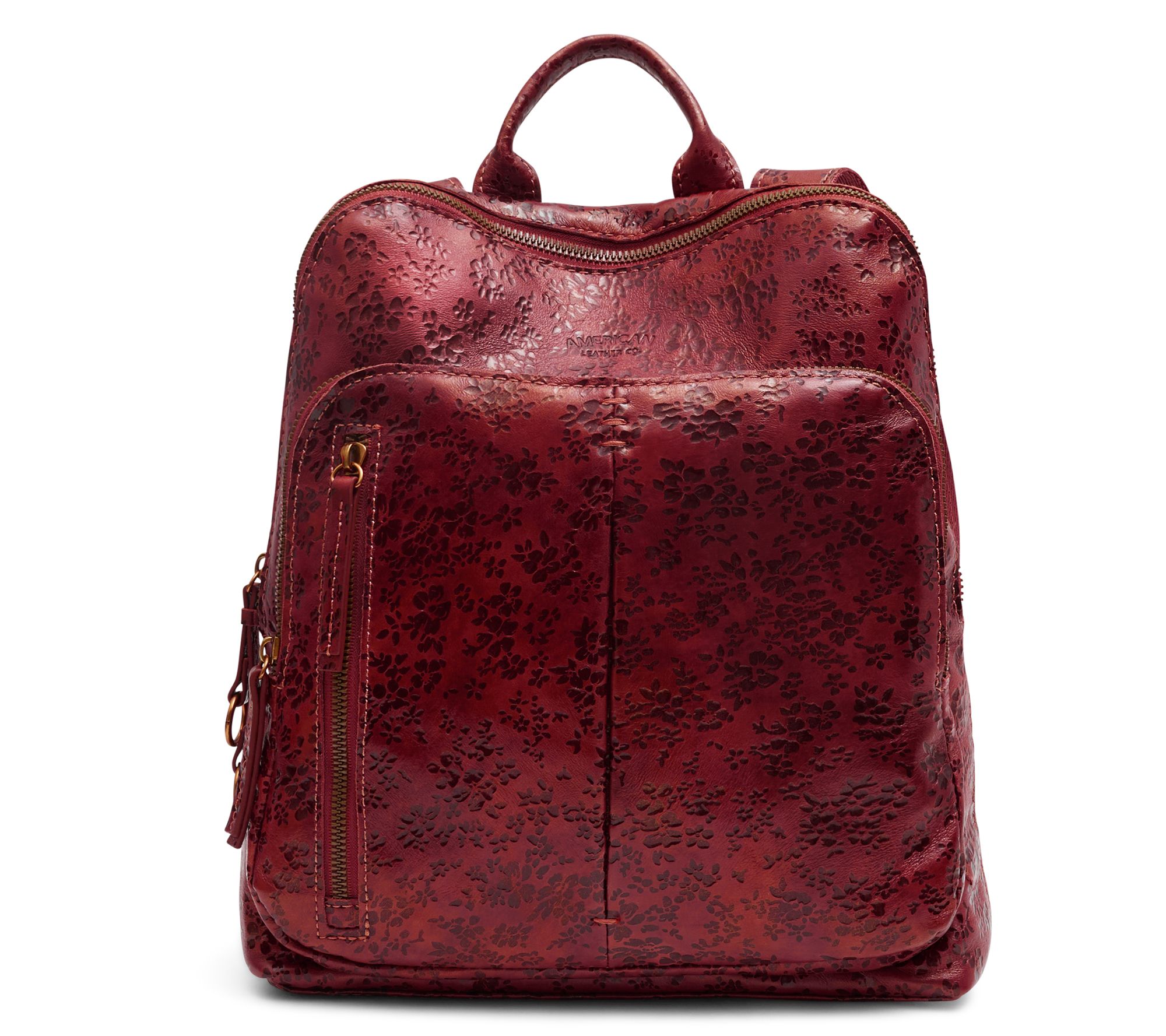 American Leather Co. Cleveland Backpack in Burnished Maple