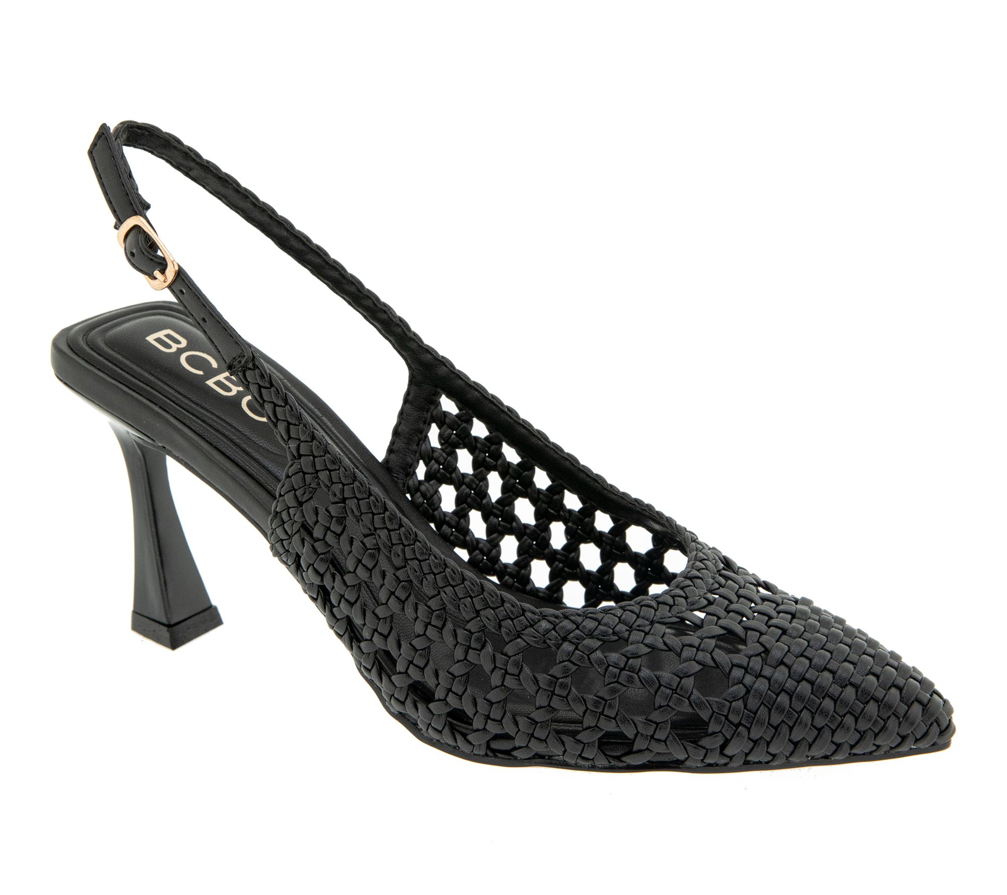 BCBG Issa Woven Pointed Toe Pump