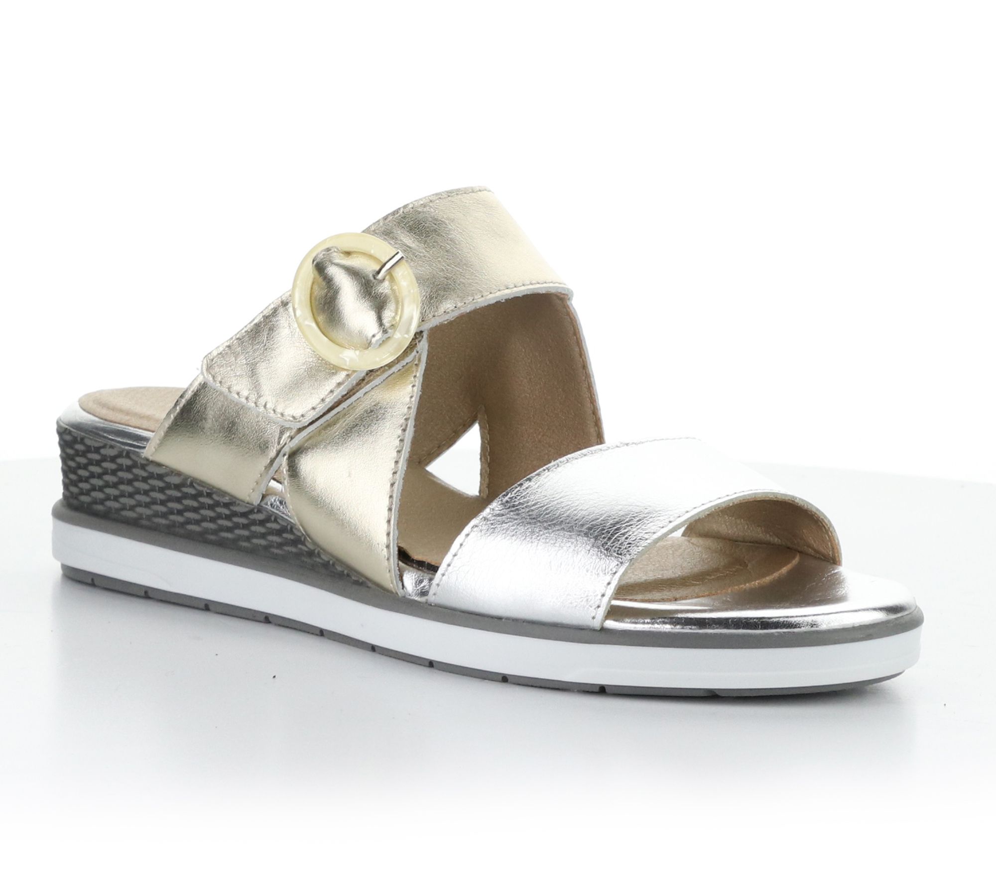 Bos. & Co. Laminados Leather Sandals - Asha