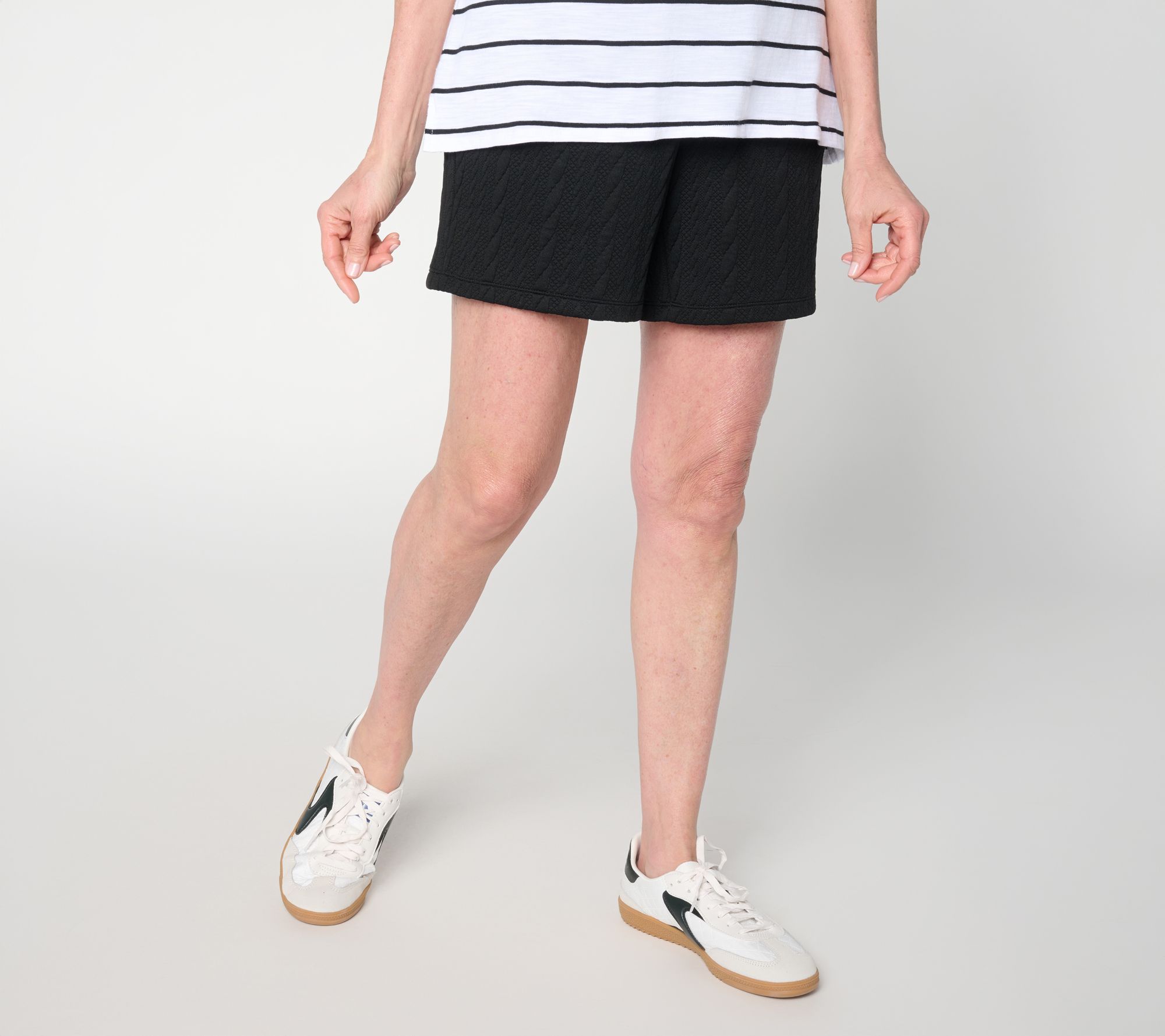 "As Is" Belle by Kim Gravel Reg Cable Chic Textured Short