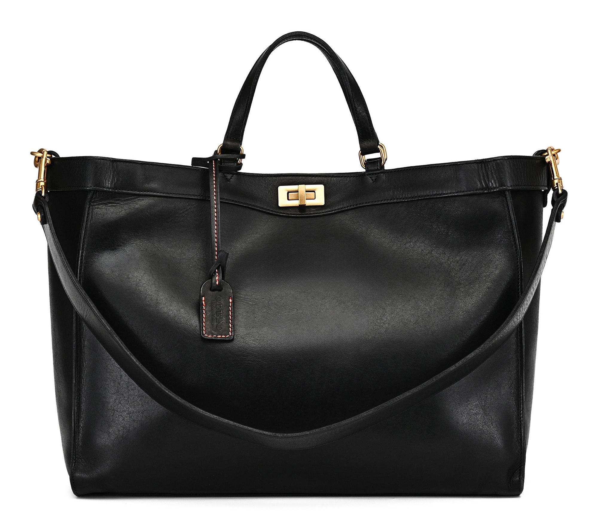Old Trend Ixia Large Jet Set Leather Travel Tote