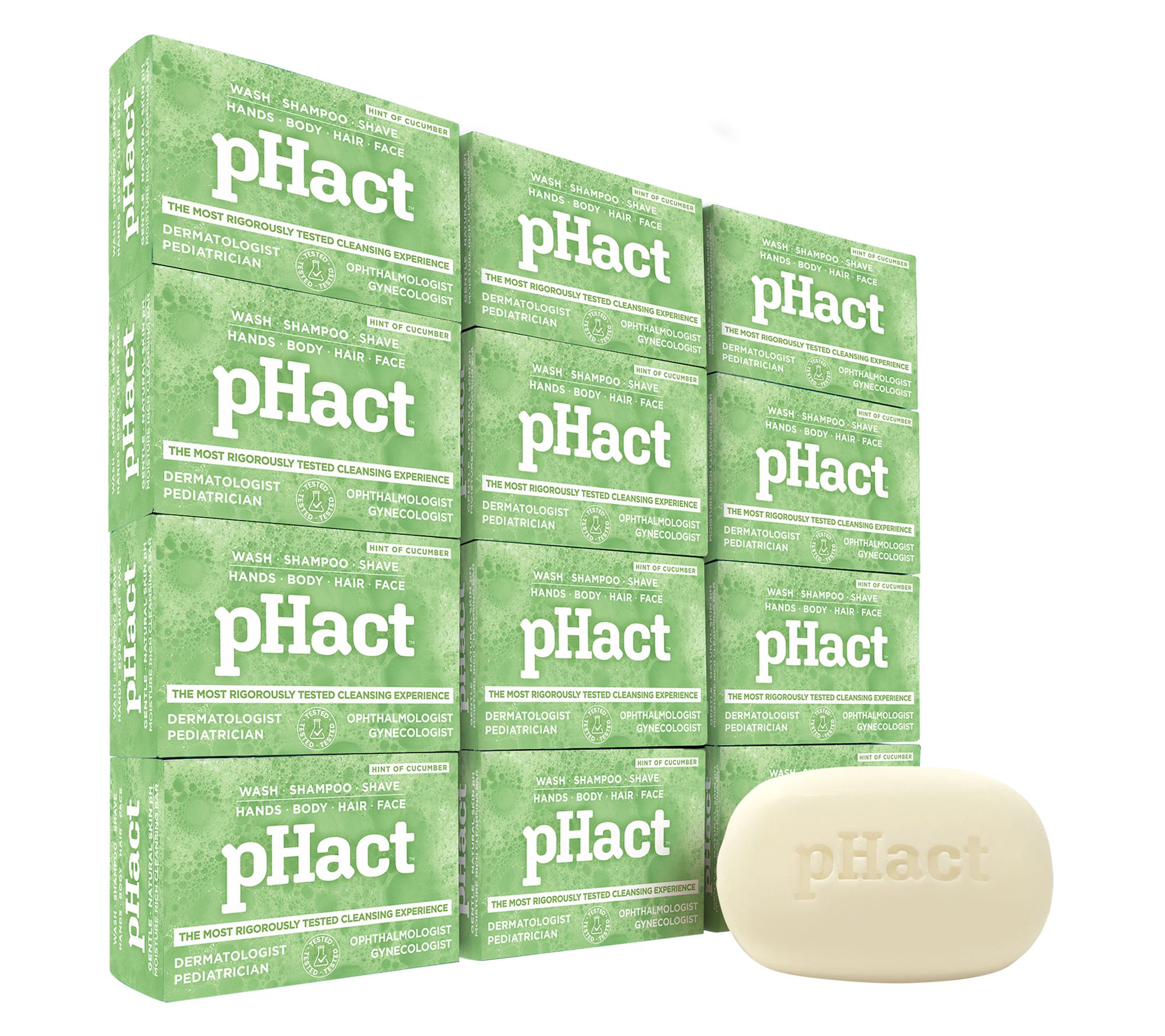 Andrew Lessman pHact Cleansing Bar 4.25 oz 12 Pack