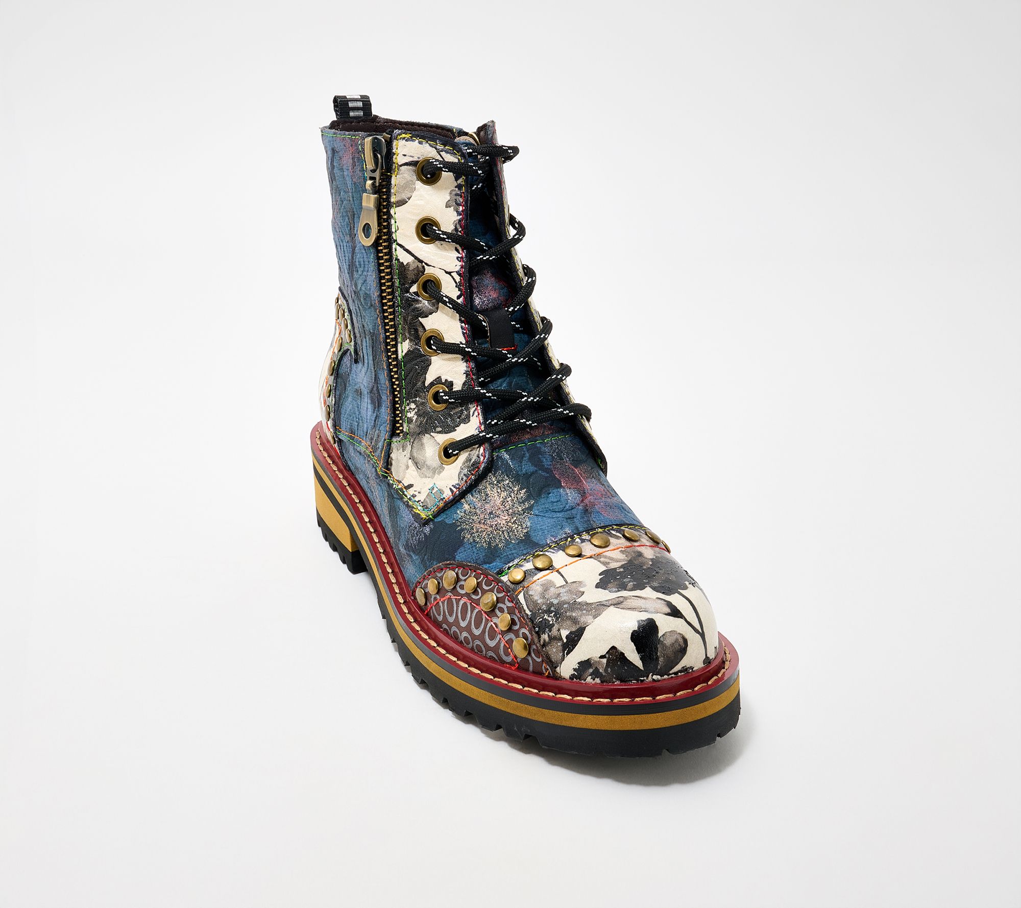 L'Artiste by Spring Step Lace Up Boot - Rugup-Flower