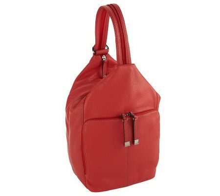 Tignanello Pebble Leather Sling Convertible Shoulder Bag - Page 1 — QVC.com