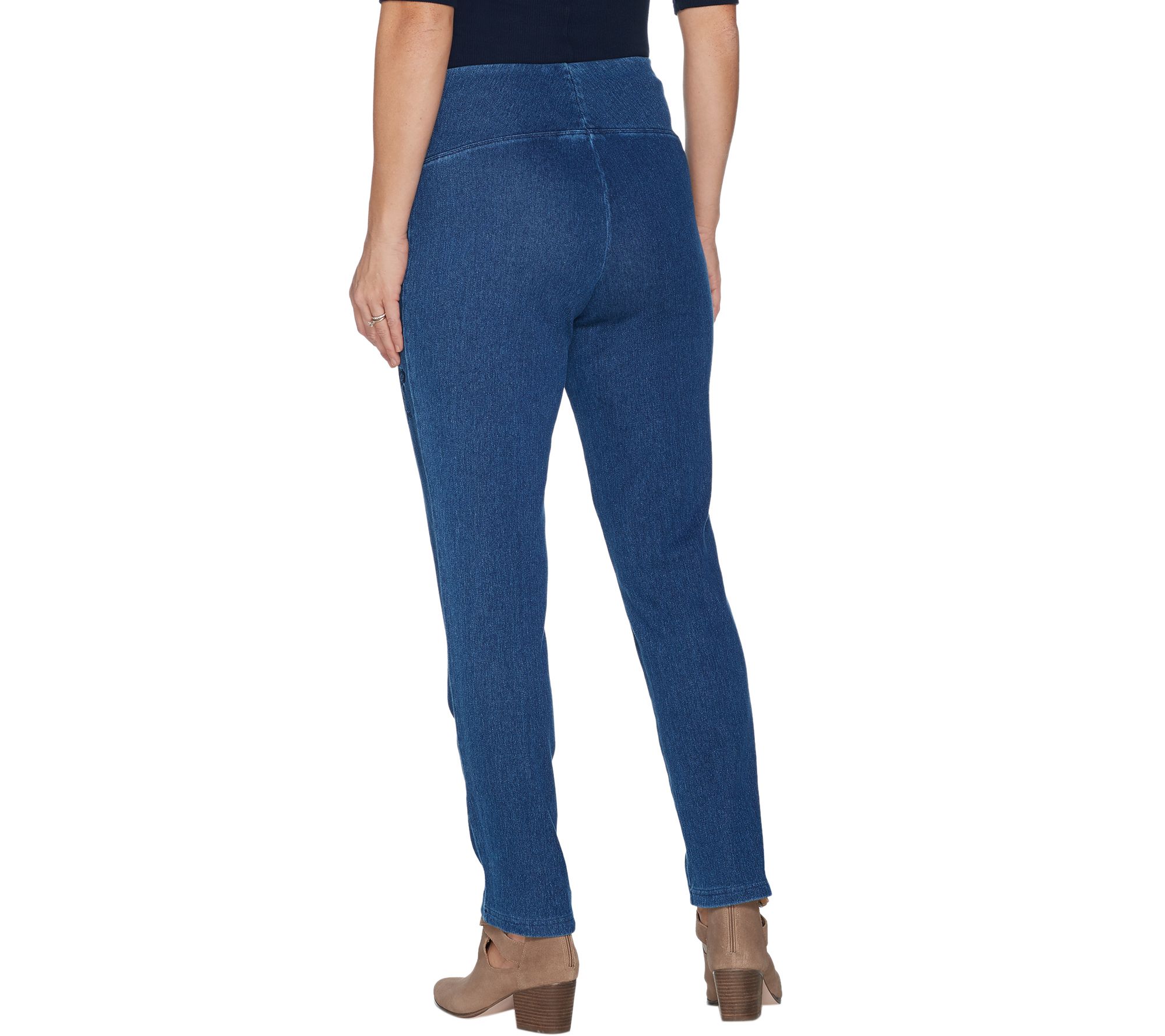 Women with Control Regular Prime Stretch Denim Novelty Jeans - QVC.com