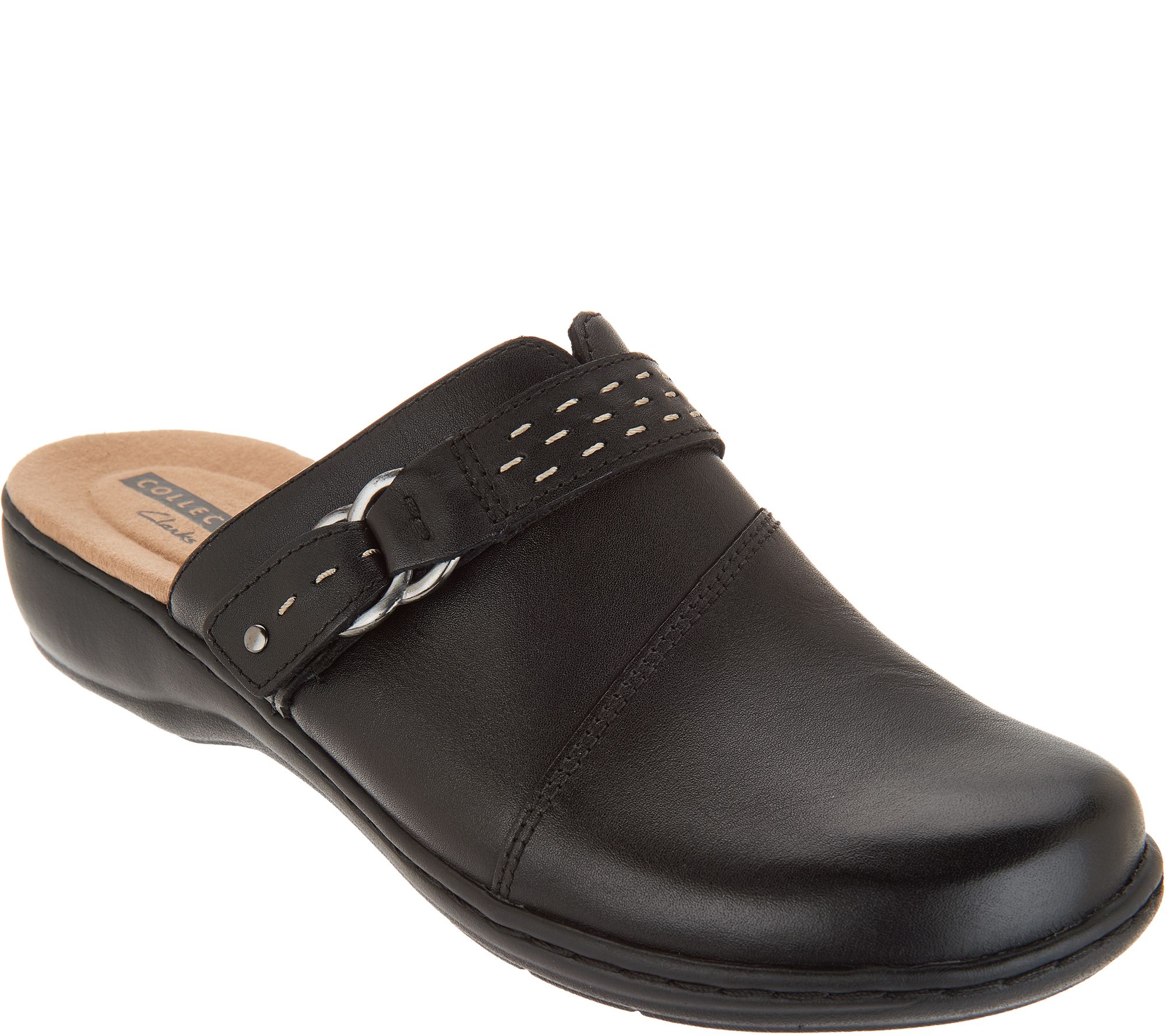 qvc clarks clogs