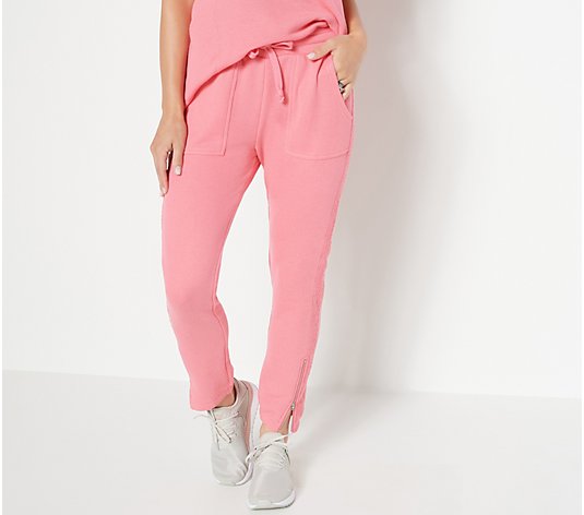 Fit 4 All by Carrie Wightman Track Stripe Joggers