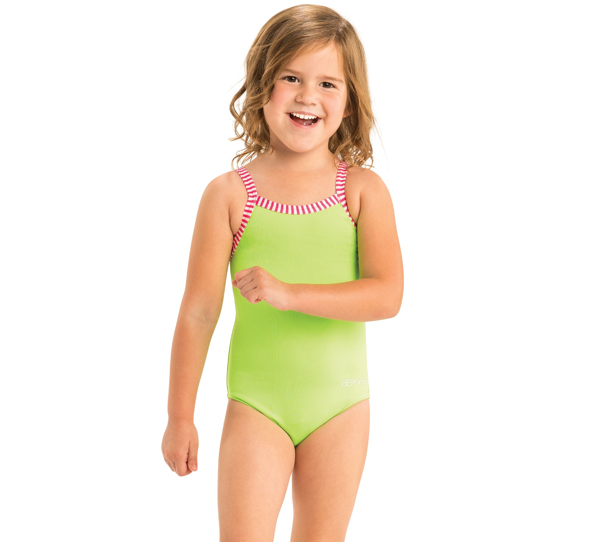 Dolfin Little Dolfin Toddler Solid 1-Piece Swimsuit