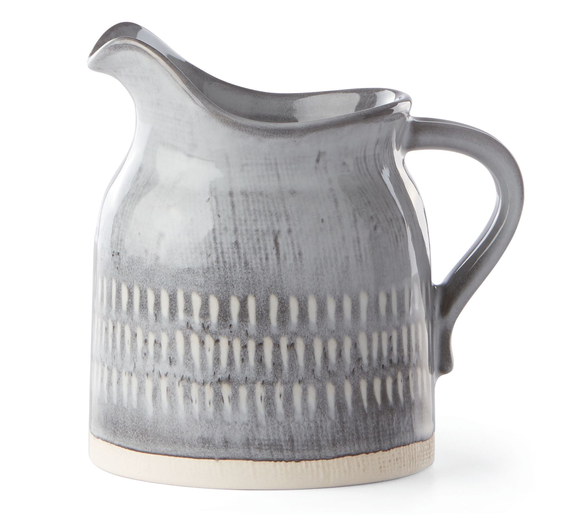 Lenox Textured Neutrals Small Pitcher - QVC.com