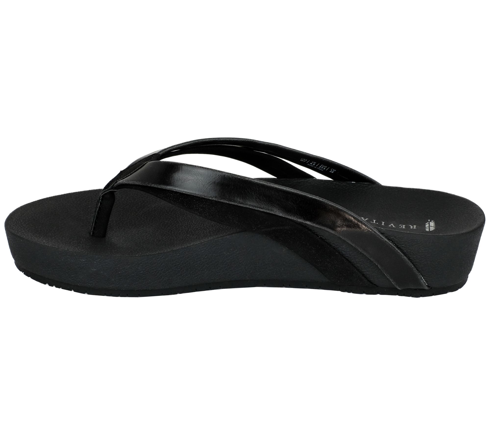 Revitalign Orthotic Flip Flop Sandals - Sandy Seas Beach - QVC.com