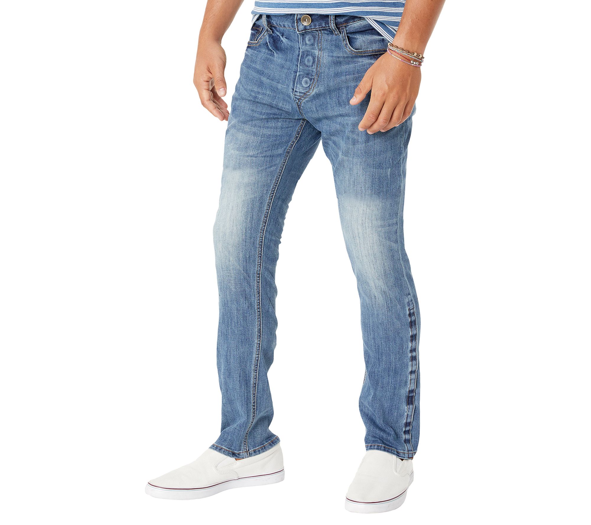 Seven7 Adaptive Men's Slim Straight Jean 