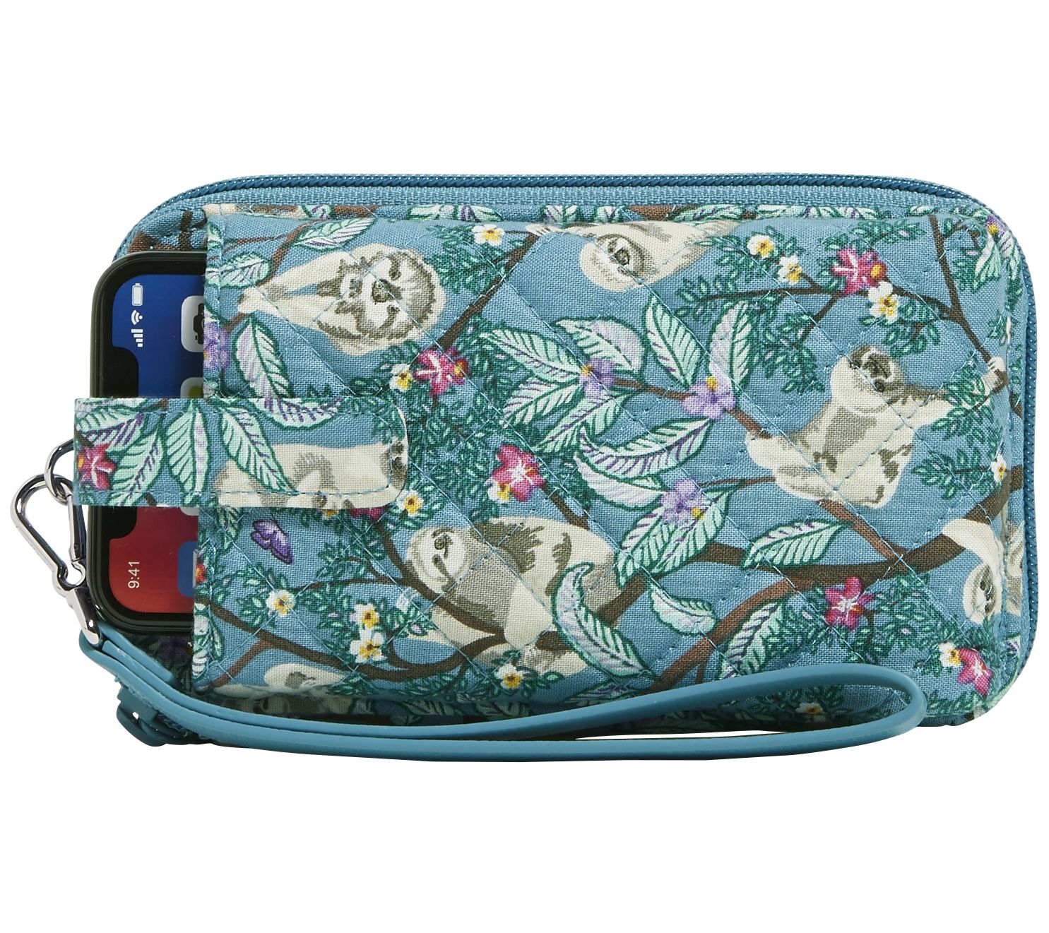 Vera Bradley Printed Cotton RFID Smartphone Writlet