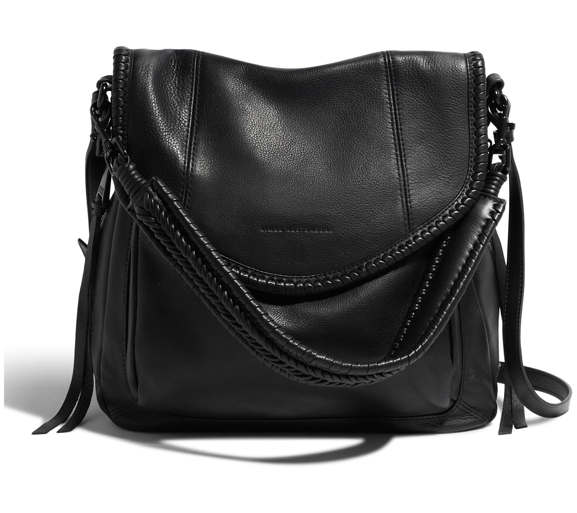 Nydj Women's Half Moon Crossbody Bag in Red, Regular, Size: 2x | Leather