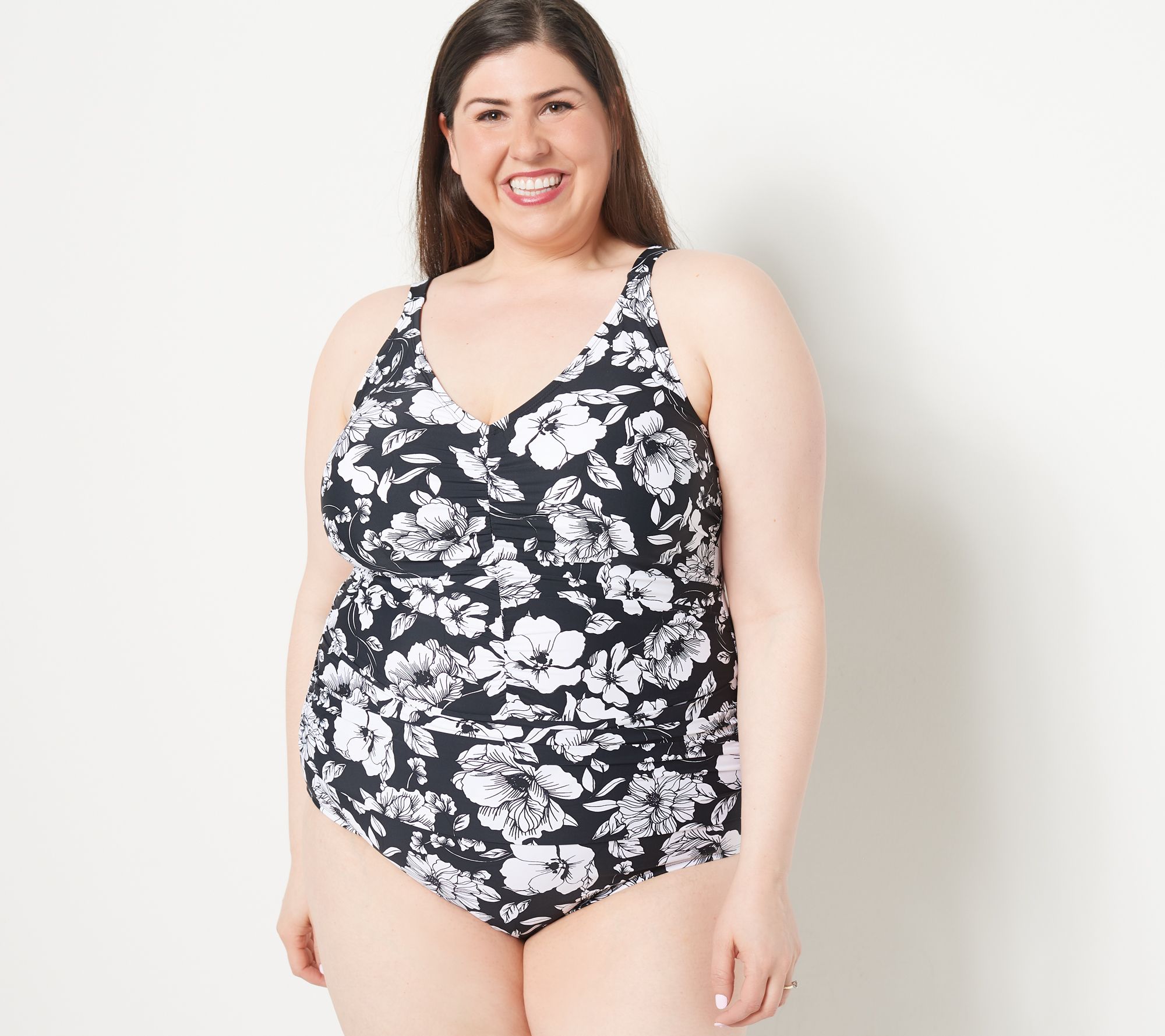 qvc plus size bathing suits