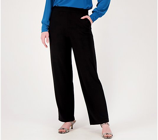 Dennis Basso Petite Italia Knit Relaxed Pants