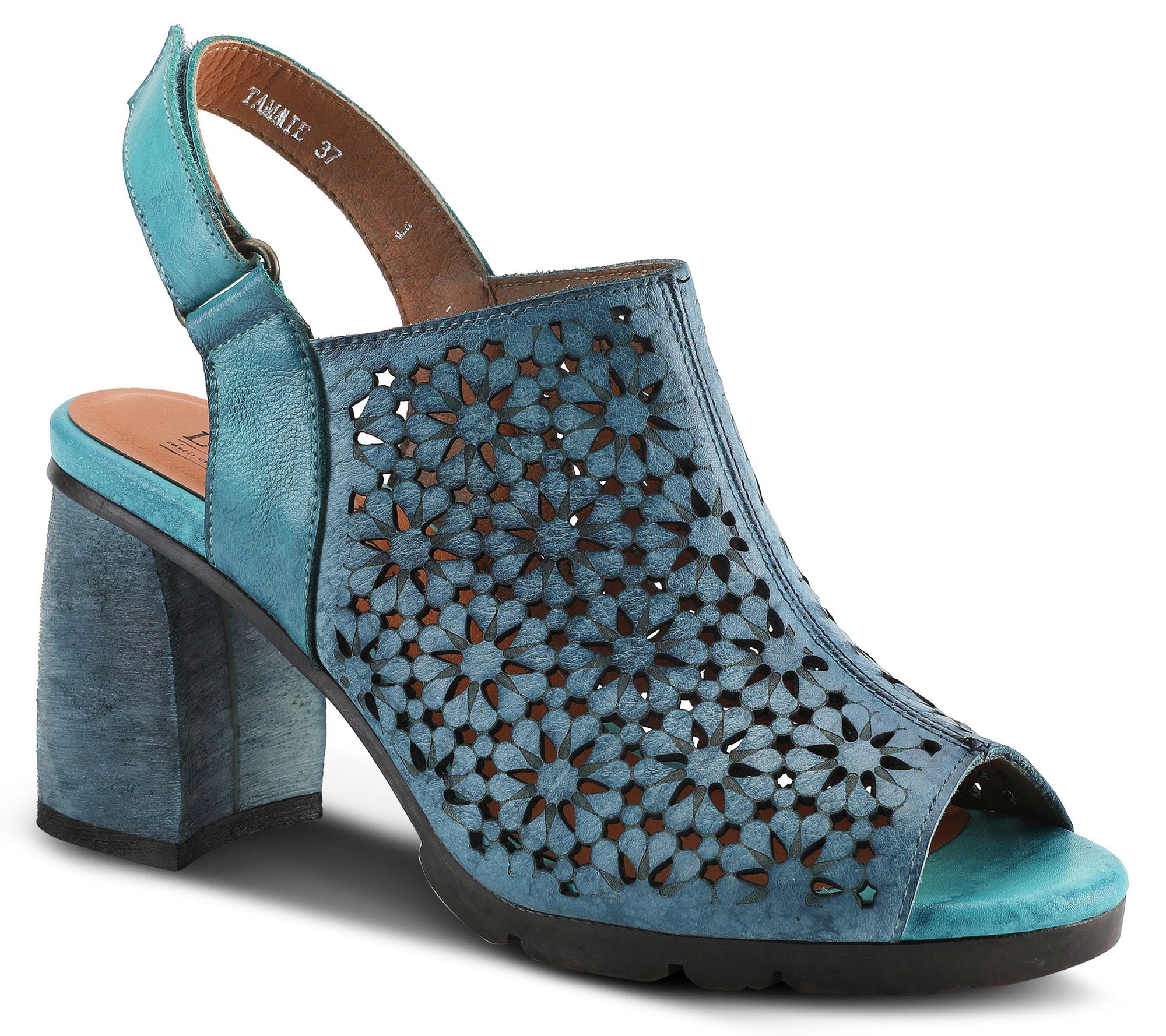 L'Artiste by Spring Step Leather Sandals - Tammie - QVC.com