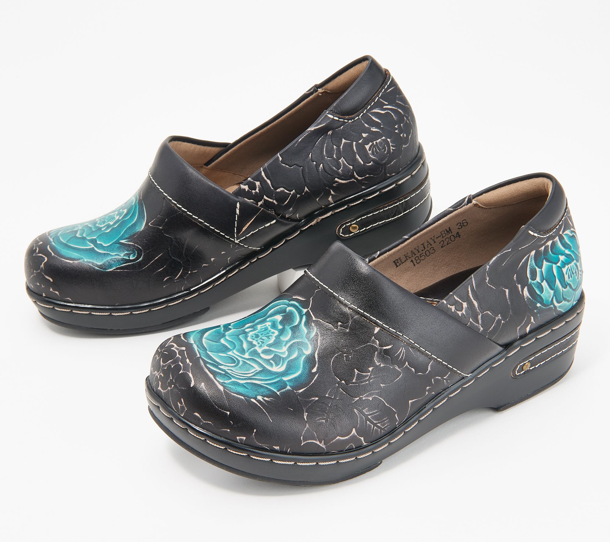 L'Artiste by Spring Step Leather Slip-Ons - Elkajay