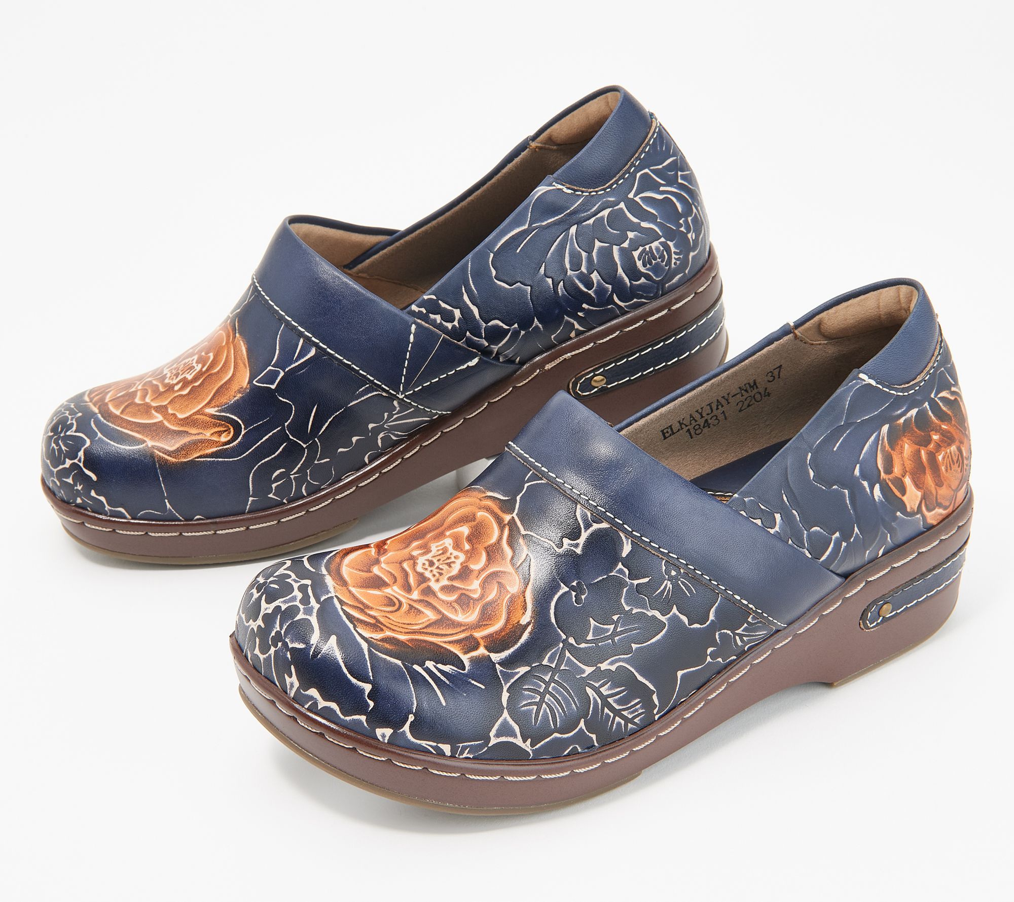L'Artiste by Spring Step Leather Slip-Ons - Elkajay