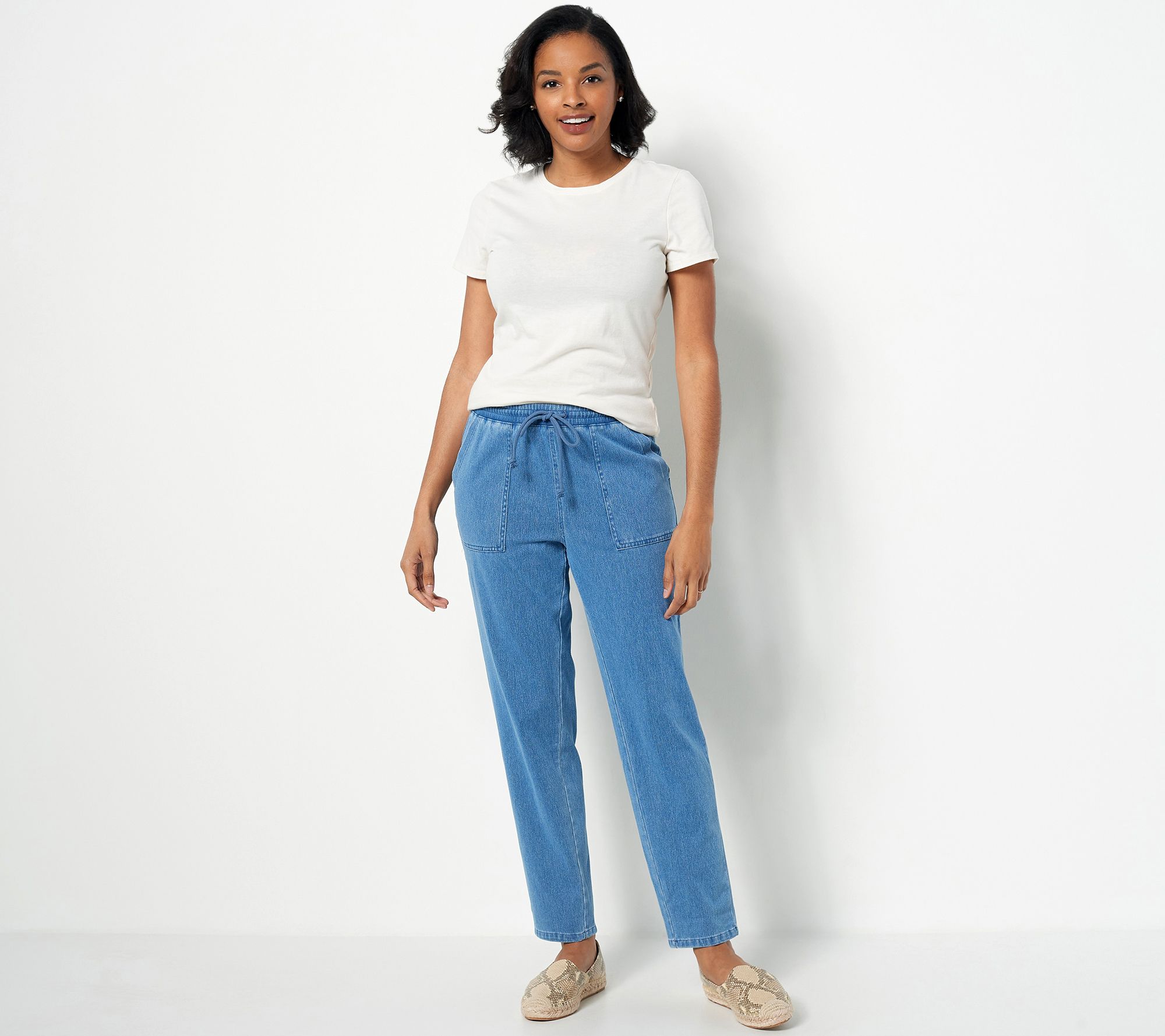 Denim Tier Pants Reg/Plus-Med Denim main image 1