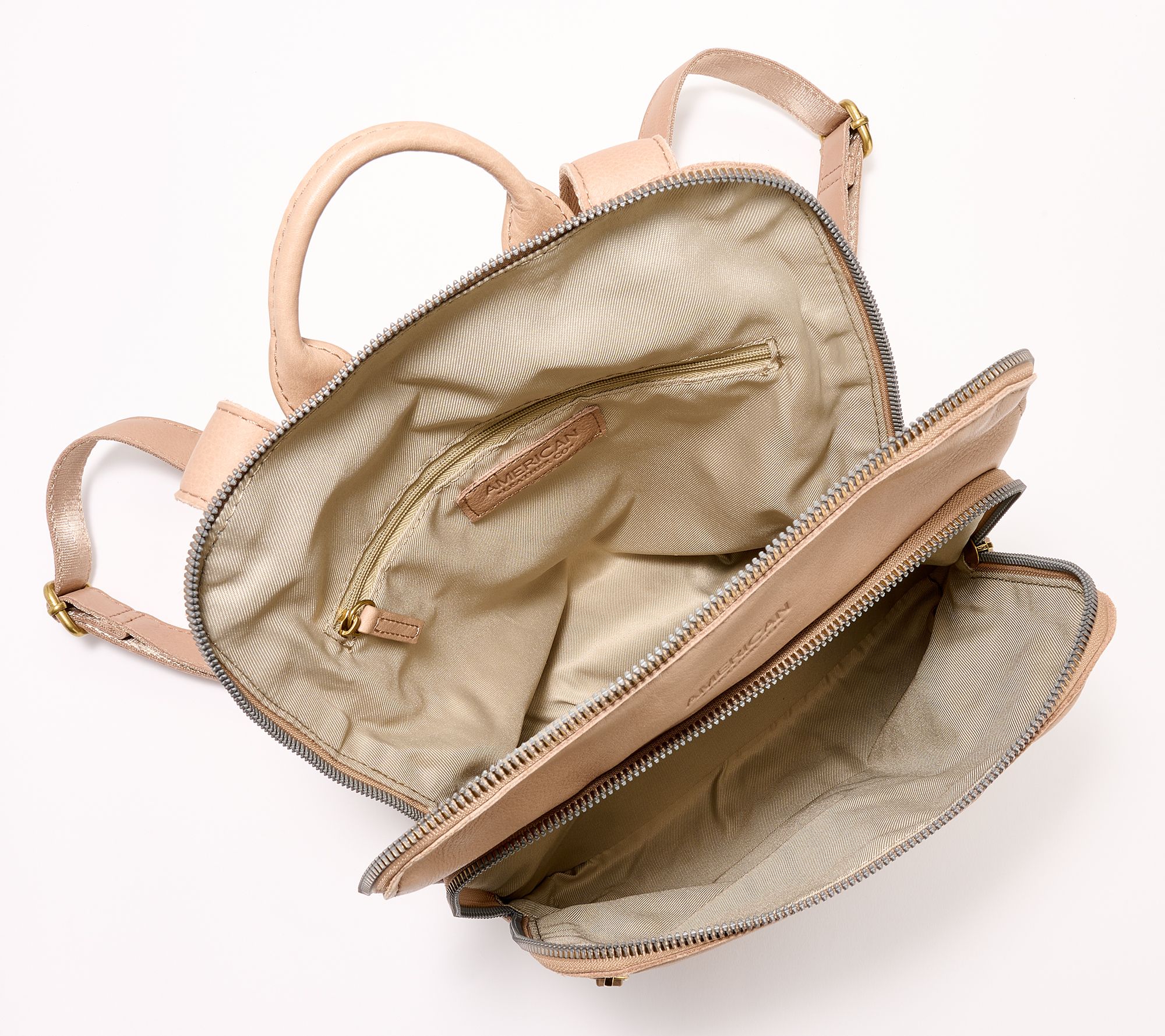 American Leather Co. Cleveland Leather Backpack - QVC.com