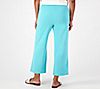 Belle Beach by Kim Gravel Reg French Terry Wide Leg Crop Pants, 1 of 3