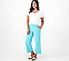 Belle Beach by Kim Gravel Reg French Terry Wide Leg Crop Pants, 2 of 3