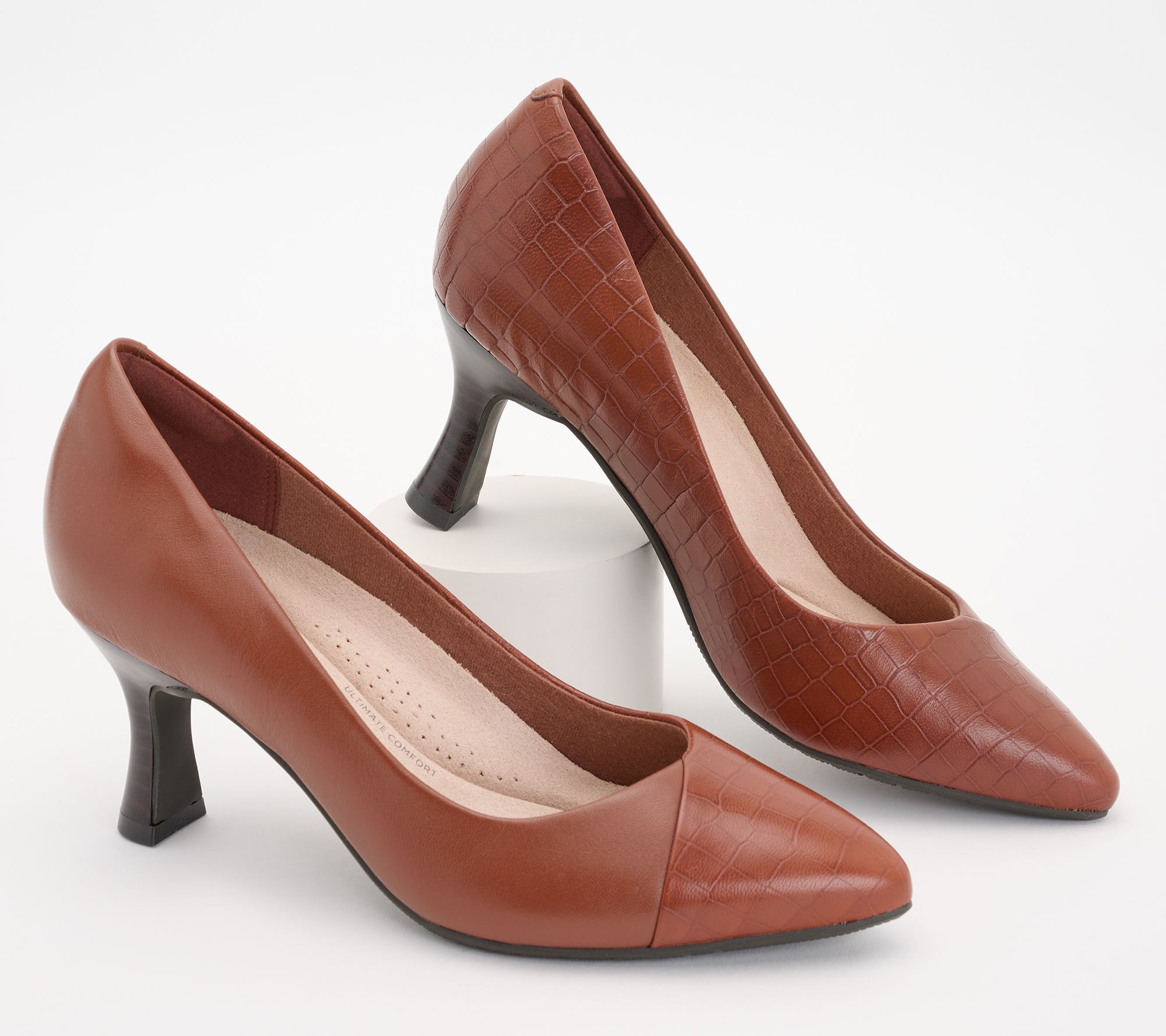 Clarks Collection Leather Pump Kataleyna Rose