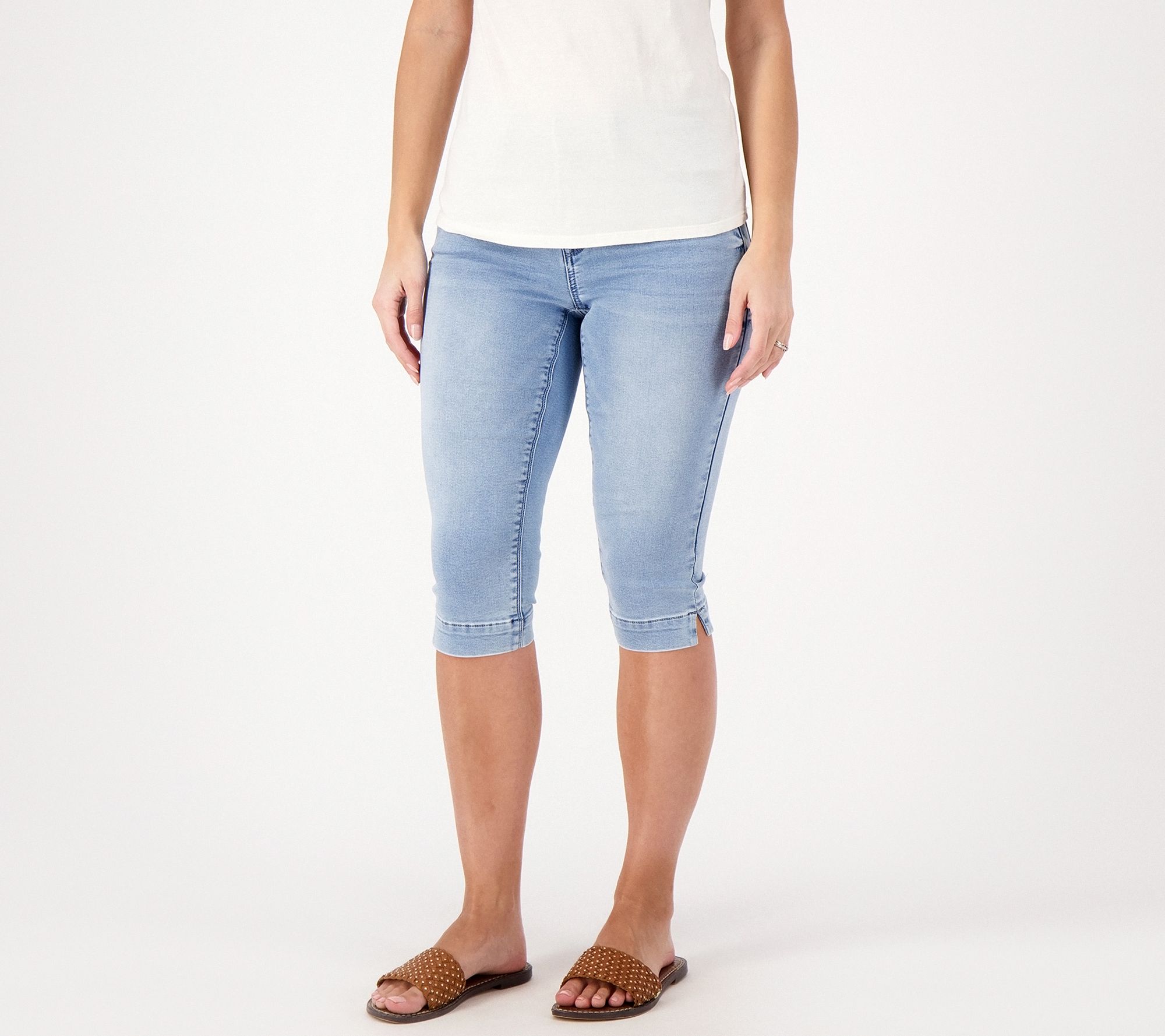 "As Is" Laurie Felt Regular Knit Clean Jean Pedal Pusher