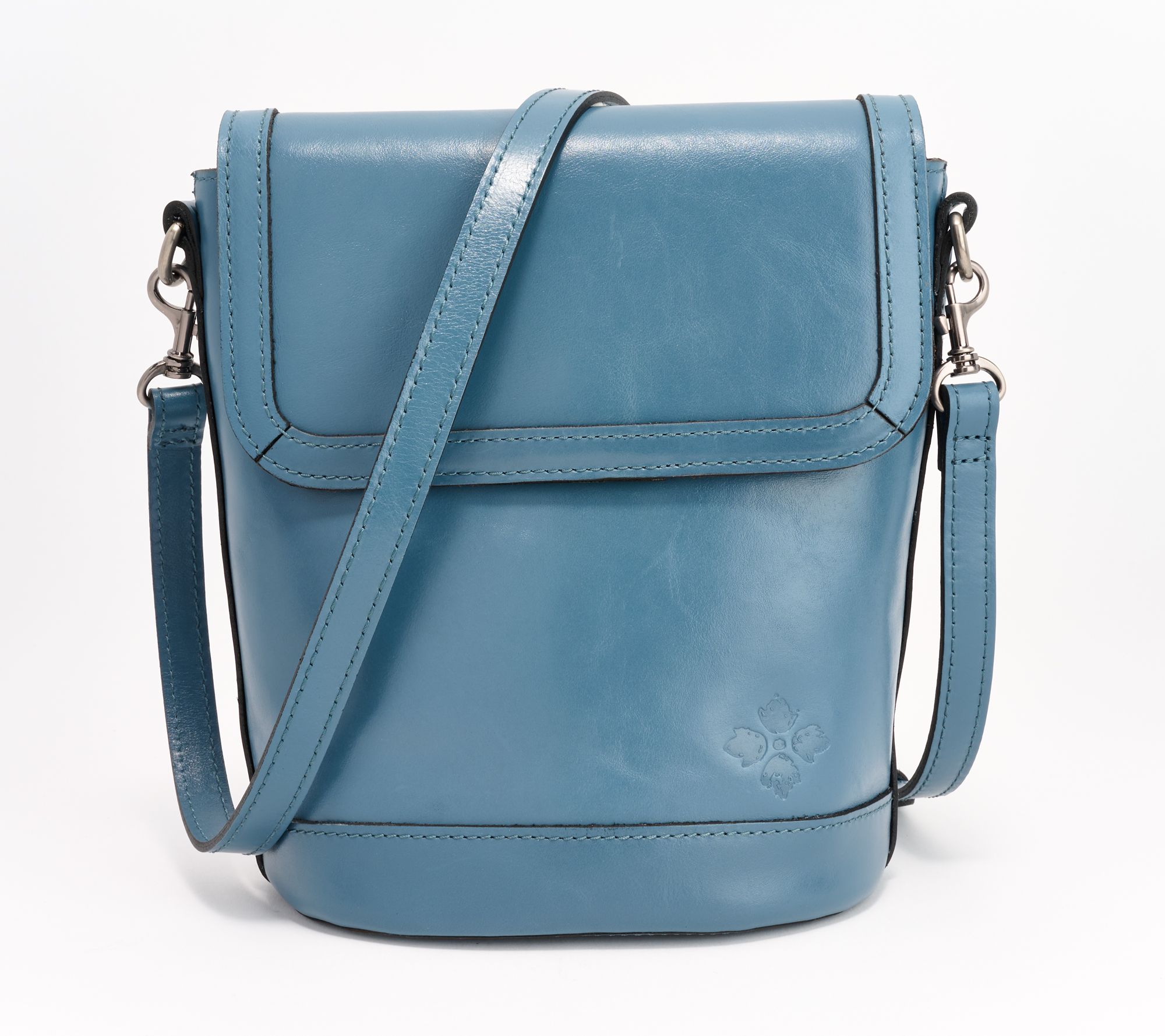 Patricia Nash Ermi Large Leather Front Flap Crossbody