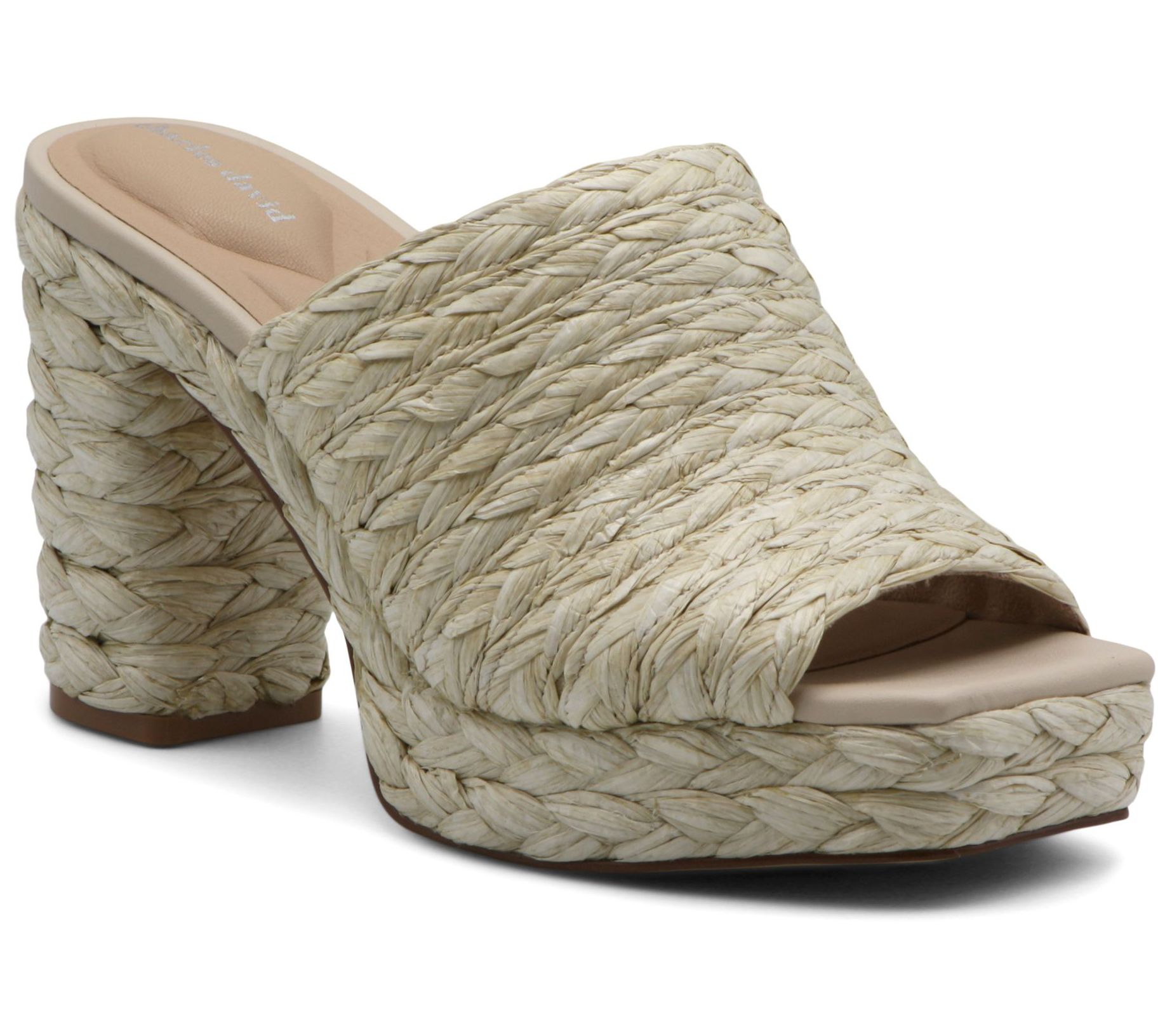 Charles David Raffia Heeled Sandal - Prisca - QVC.com