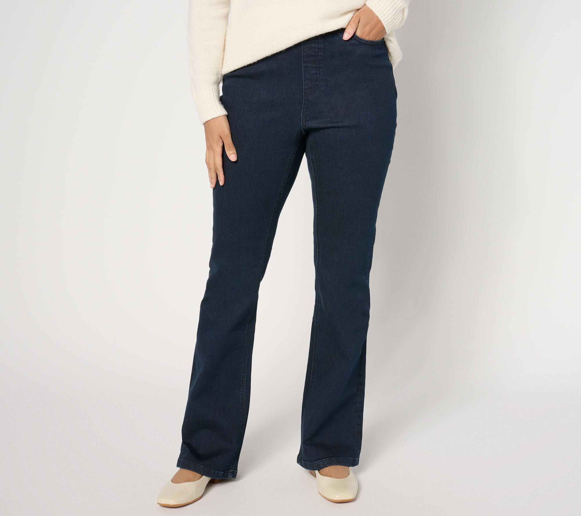 Deinm & Co. Petite Indigo Cozy Touch Baby Boot Pull-On Jean