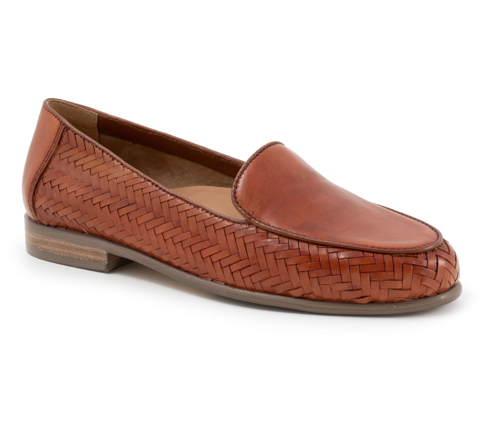 Trotters Lyric Woven Leather Loafer