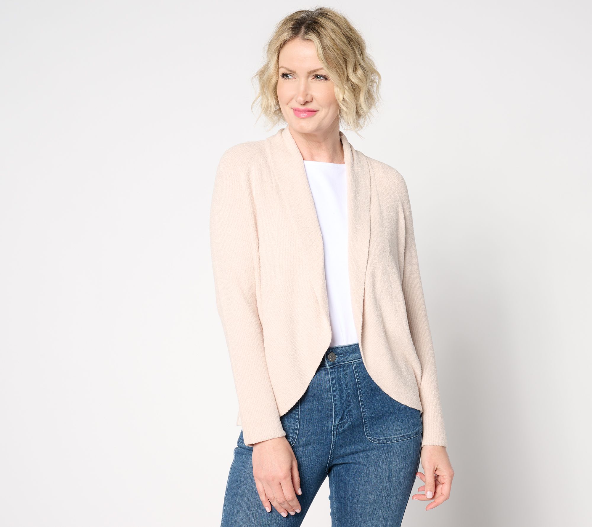 "As Is" Barefoot Dreams CozyChic Ultra Lite Cocoon Cardigan