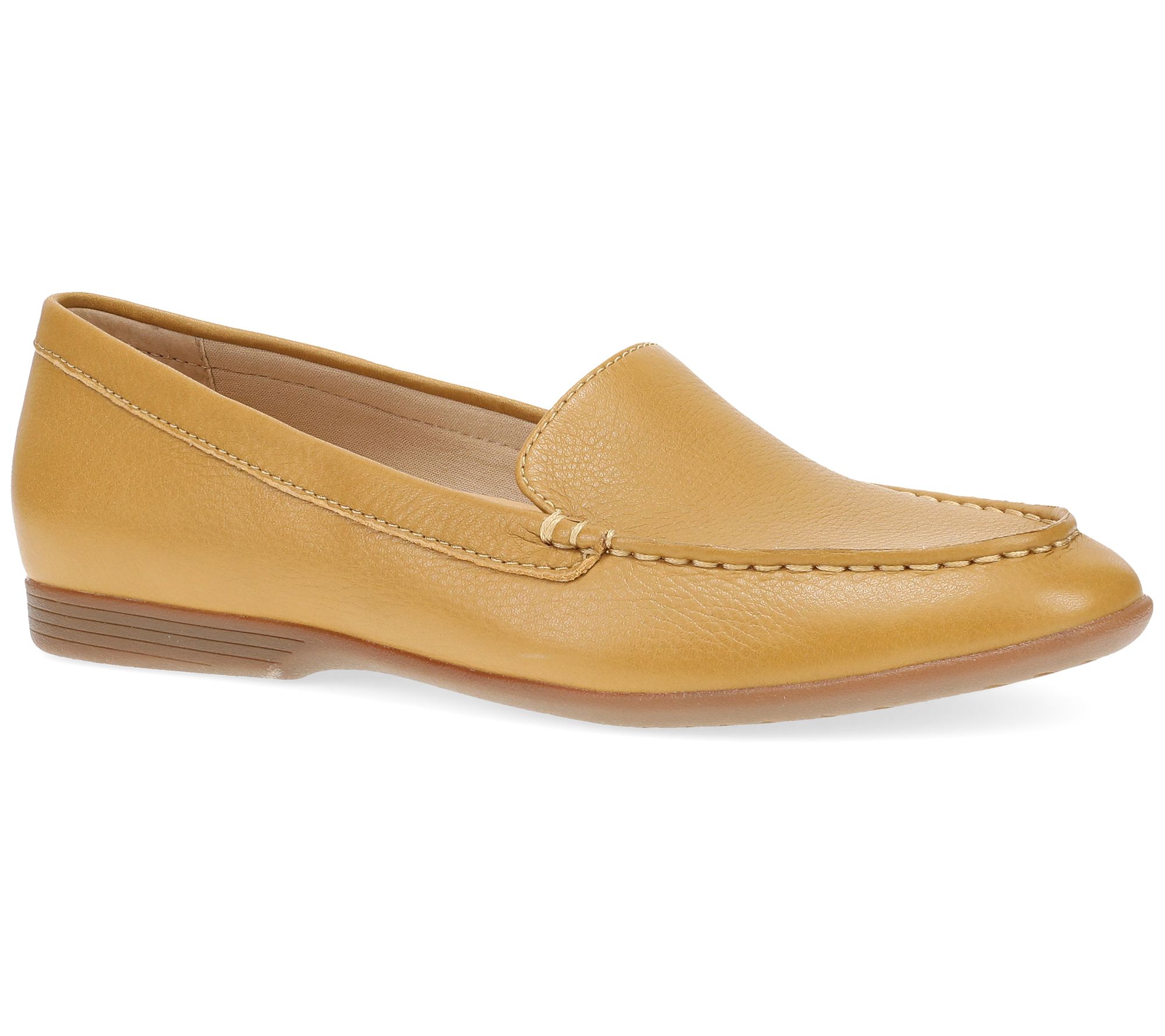 Dansko Wheat Tumbled Leather Casual Loafer- Lor ri