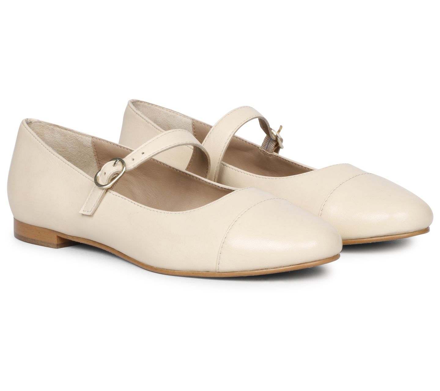 Saint G Leather Mary Jane Flat- Garlen