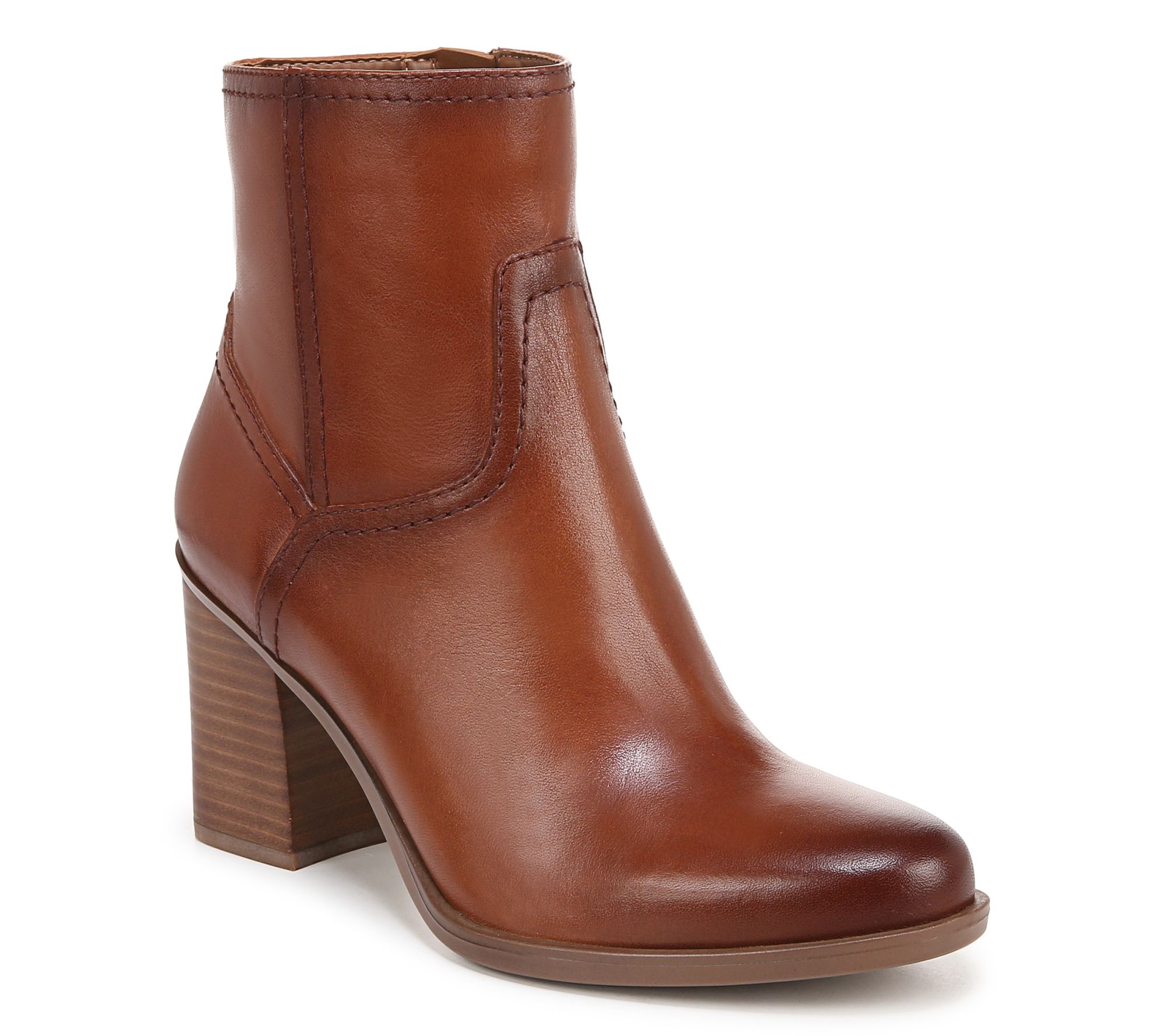 Naturalizer Stitch-Detail Leather Booties - Kal ina-Bootie