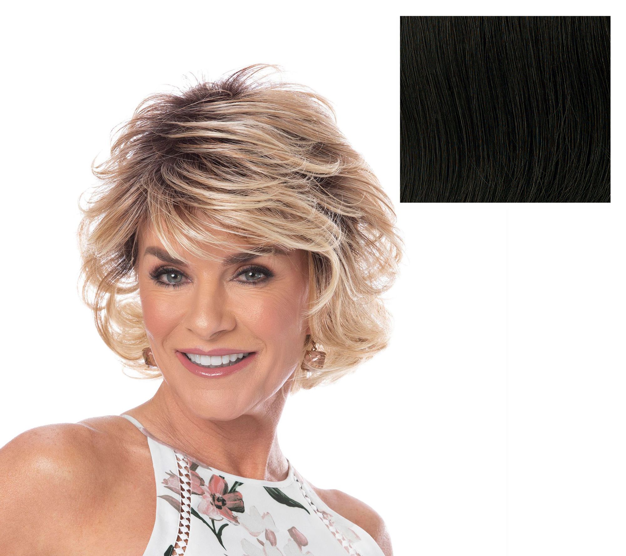 Toni Brattin Alluring Mid-Length Wig with Stylable Fiber