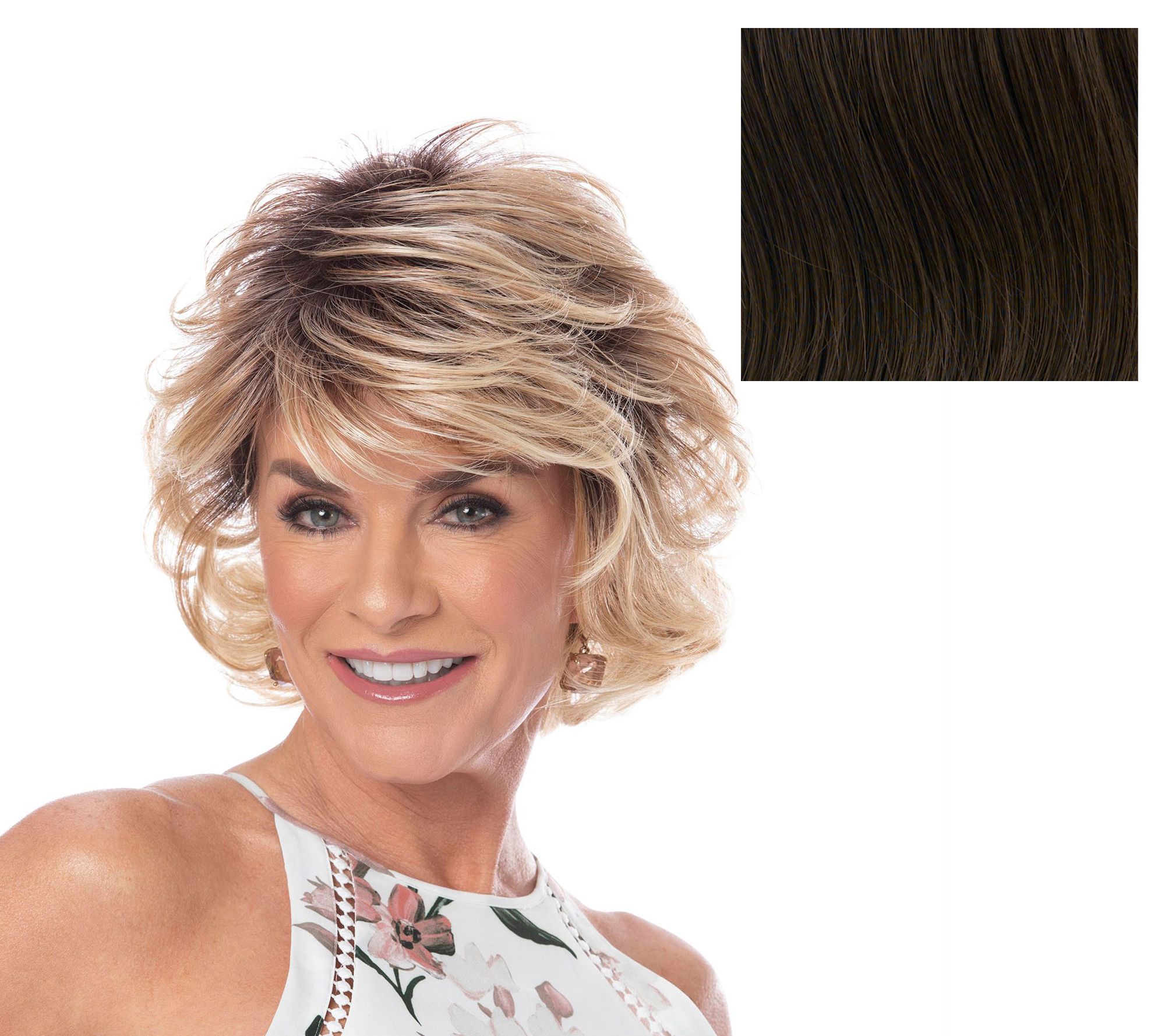 Toni Brattin Alluring Mid-Length Wig with Stylable Fiber