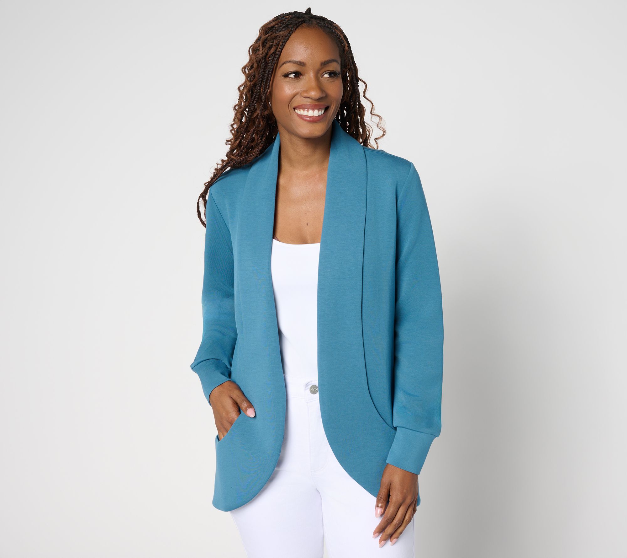 Belle by Kim Gravel ScubaLuxe Cocoon Cardigan