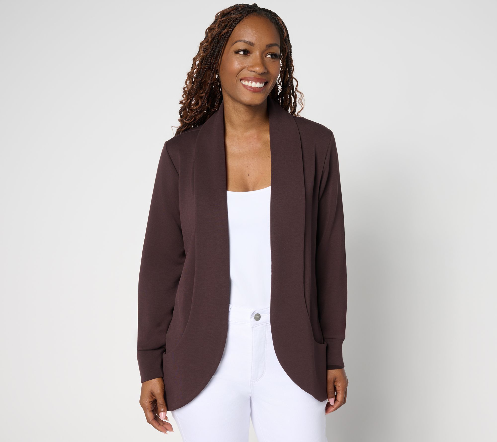 Belle by Kim Gravel ScubaLuxe Cocoon Cardigan
